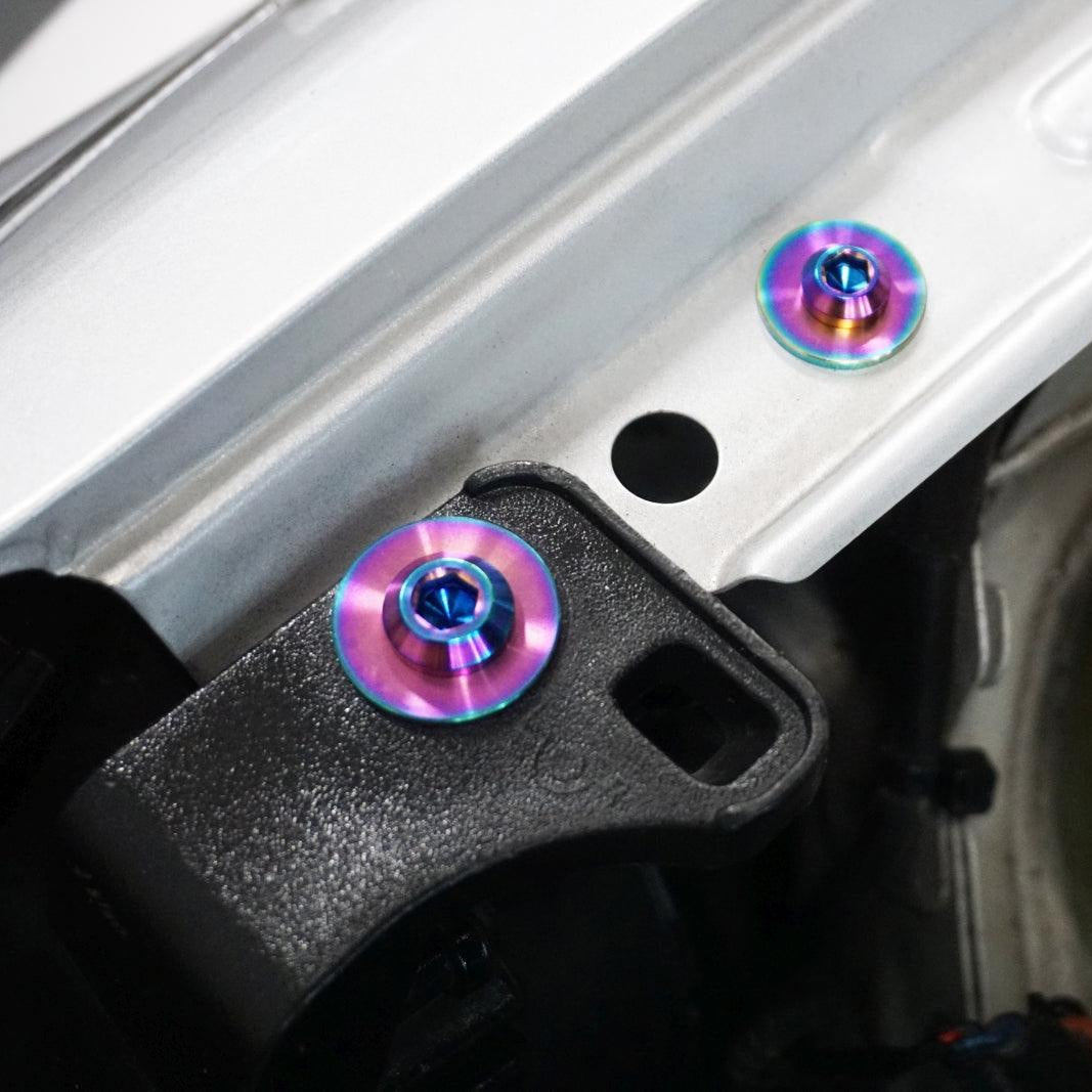 ZSPEC "Stage 2" Dress Up Bolts® Fastener Kit for '17-18 Hyundai Elantra, Titanium - ZSPEC Design LLC - Hardware Fasteners - elantra, Fastener Kit, hyundai, stage 2 - zspecdesign.com