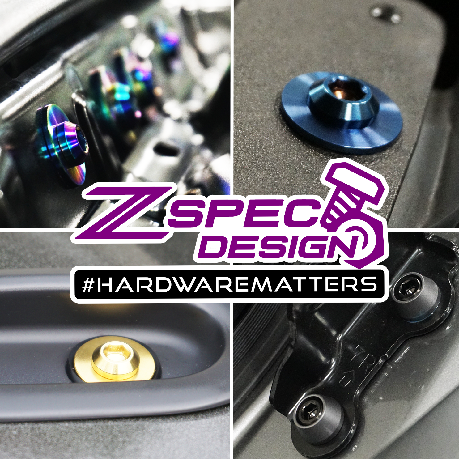 ZSPEC Design - the best Dress Up Hardware Company - Dress Up Bolts Washers and Nuts - Fast Shipping & Turn-Around