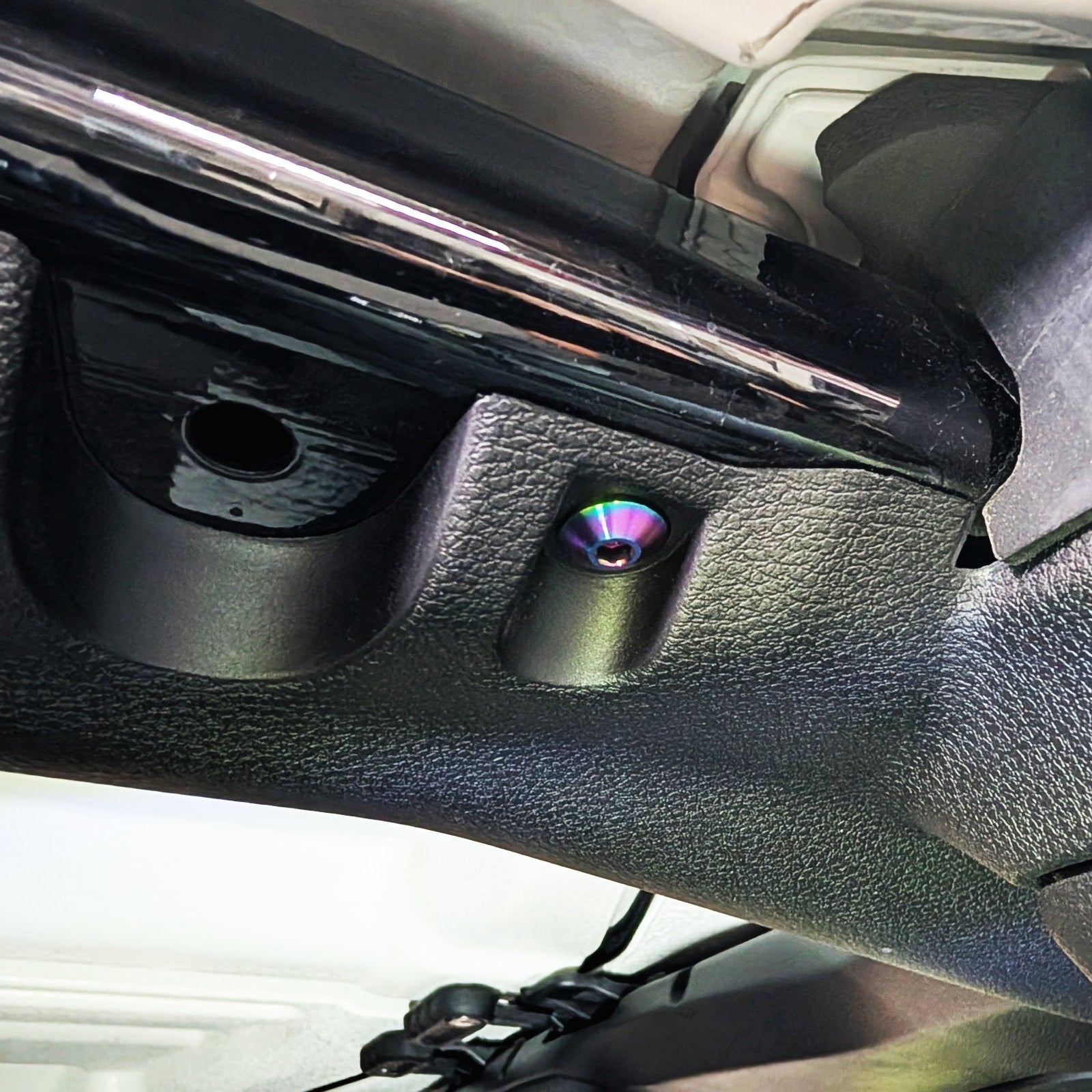 ZSPEC Interior Overhead Trim Fastener for 2018+ Jeep JLU Wrangler, Titanium - Dress Up Bolts Hardware by ZSPEC Design LLC