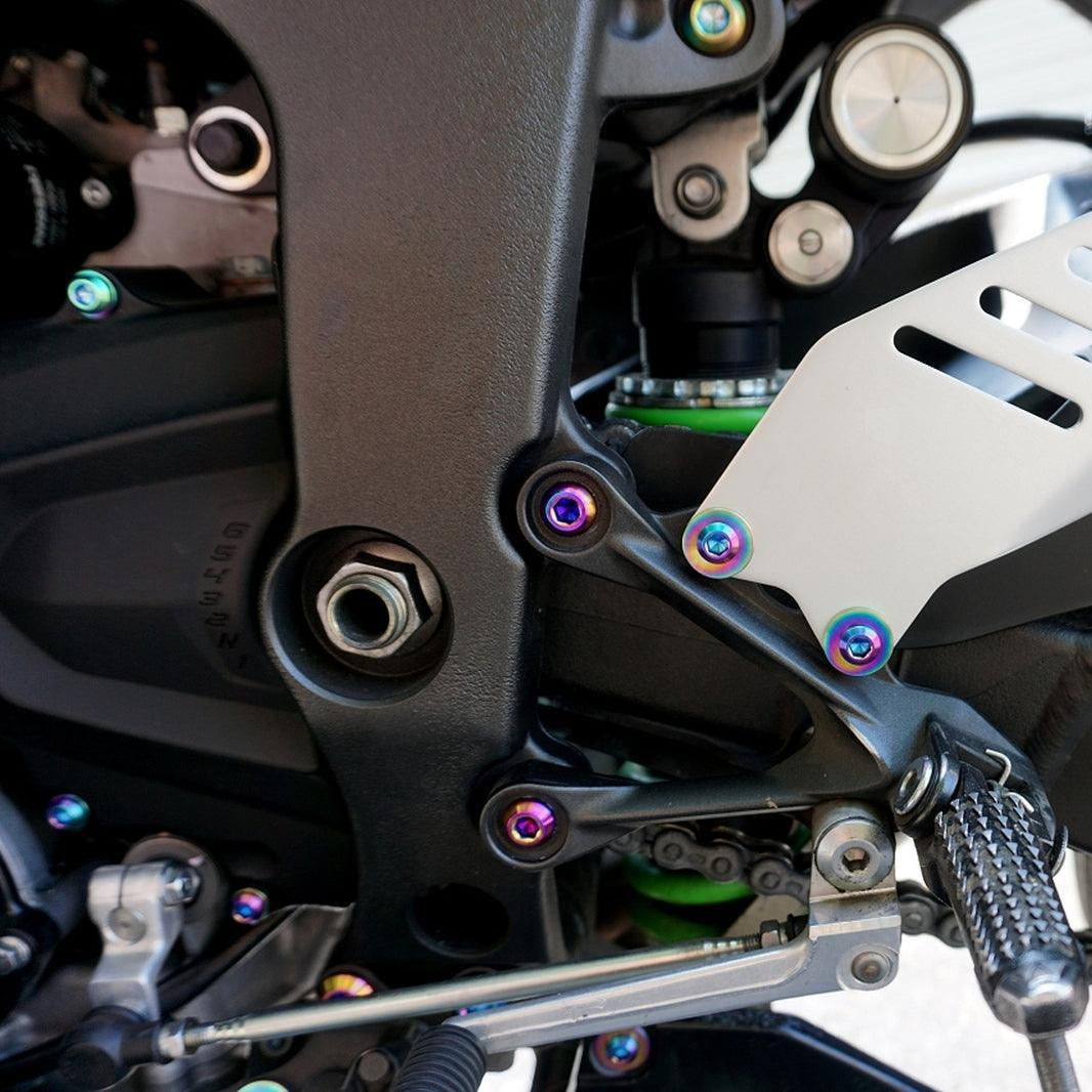 ZSPEC Titanium Dress Up Bolts® Fastener Kit for the Kawasaki Ninja 636 ZX6R - ZSPEC Design LLC - Hardware Fasteners - Fastener Kit, kawasaki, Motorcycle, ninja, zxr6 - zspecdesign.com