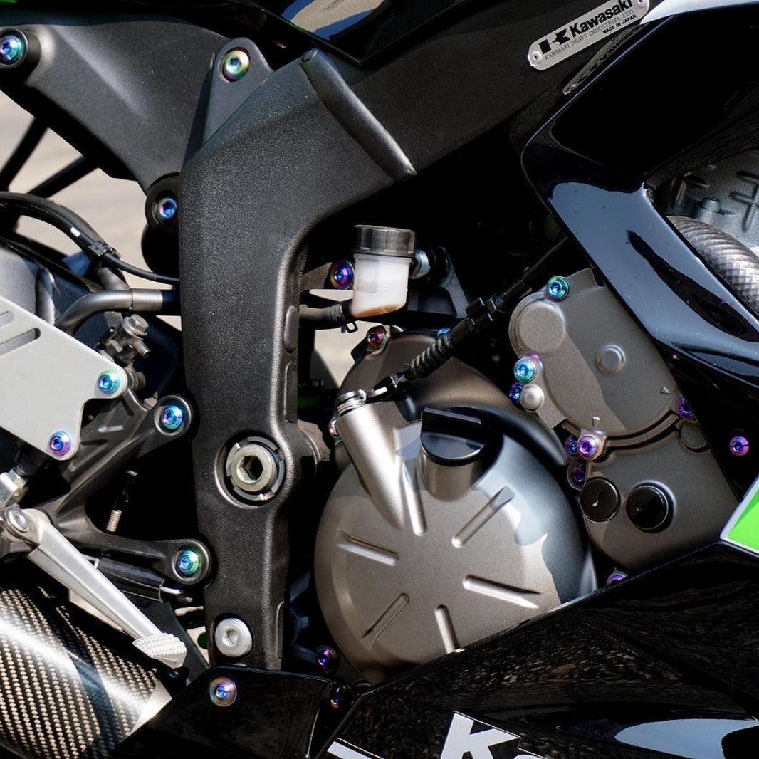 ZSPEC Titanium Dress Up Bolts® Fastener Kit for the Kawasaki Ninja 636 ZX6R - ZSPEC Design LLC - Hardware Fasteners - Fastener Kit, kawasaki, Motorcycle, ninja, zxr6 - zspecdesign.com