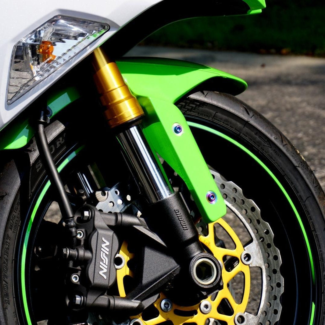 ZSPEC Titanium Dress Up Bolts® Fastener Kit for the Kawasaki Ninja 636 ZX6R - ZSPEC Design LLC - Hardware Fasteners - Fastener Kit, kawasaki, Motorcycle, ninja, zxr6 - zspecdesign.com