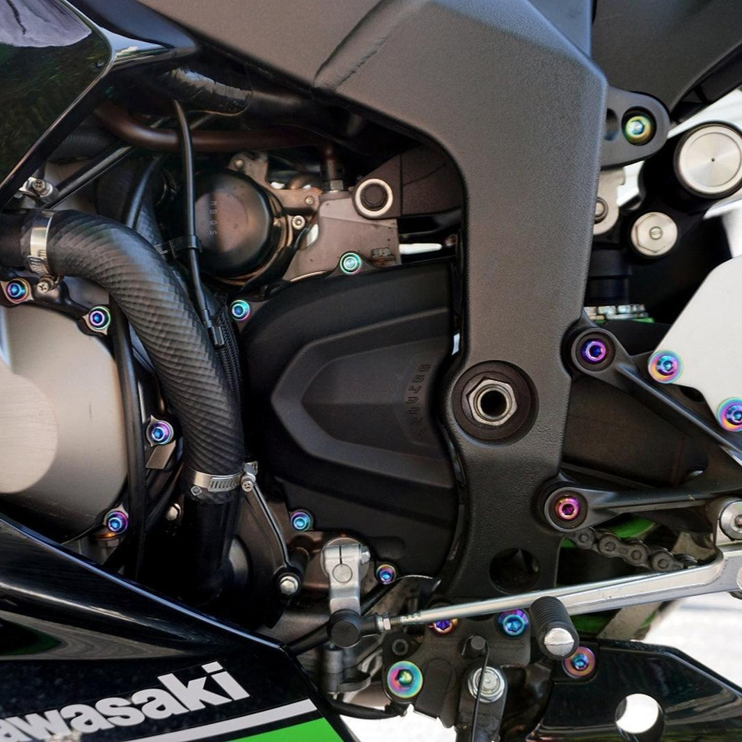 ZSPEC Titanium Dress Up Bolts® Fastener Kit for the Kawasaki Ninja 636 ZX6R - ZSPEC Design LLC - Hardware Fasteners - Fastener Kit, kawasaki, Motorcycle, ninja, zxr6 - zspecdesign.com