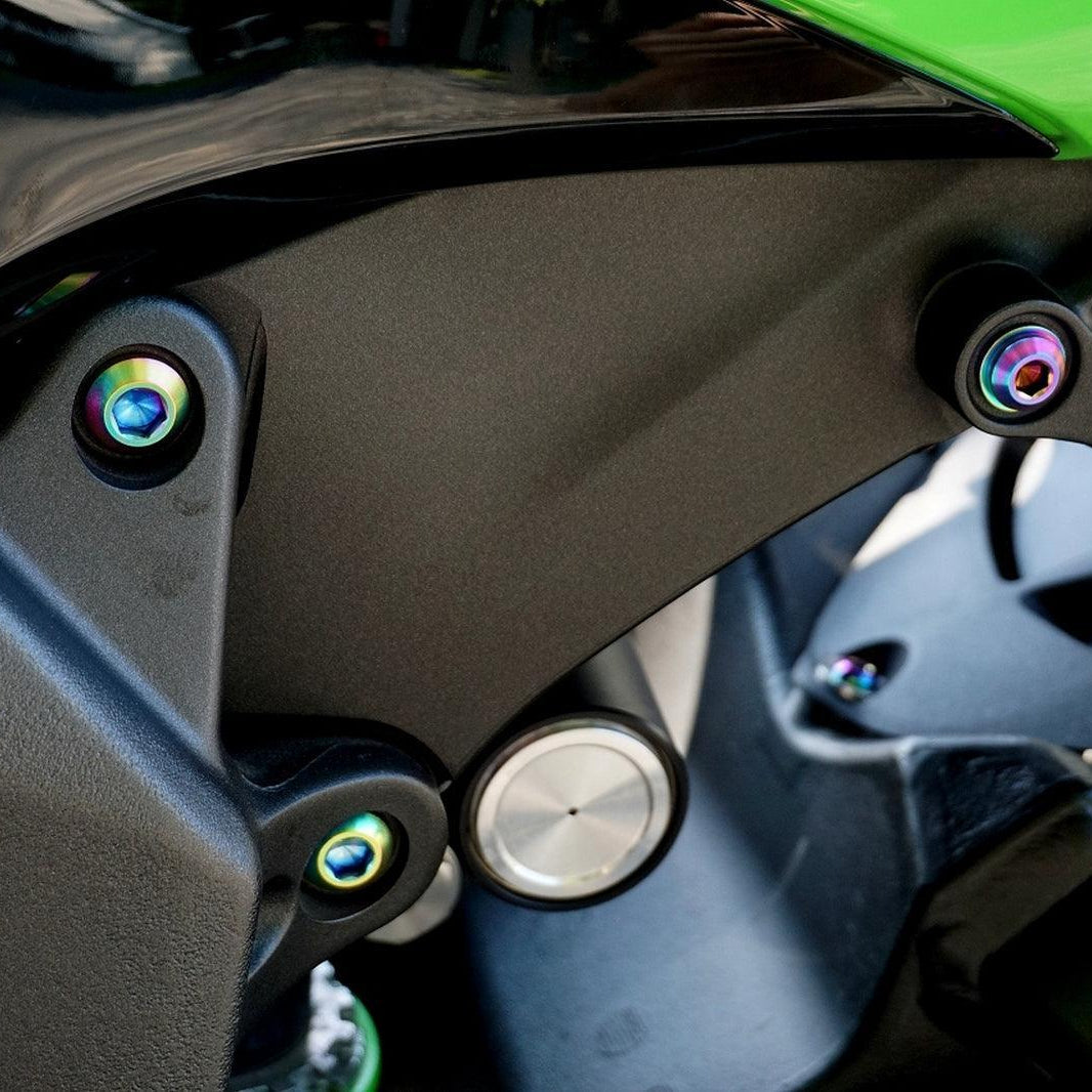 ZSPEC Titanium Dress Up Bolts® Fastener Kit for the Kawasaki Ninja 636 ZX6R - ZSPEC Design LLC - Hardware Fasteners - Fastener Kit, kawasaki, Motorcycle, ninja, zxr6 - zspecdesign.com