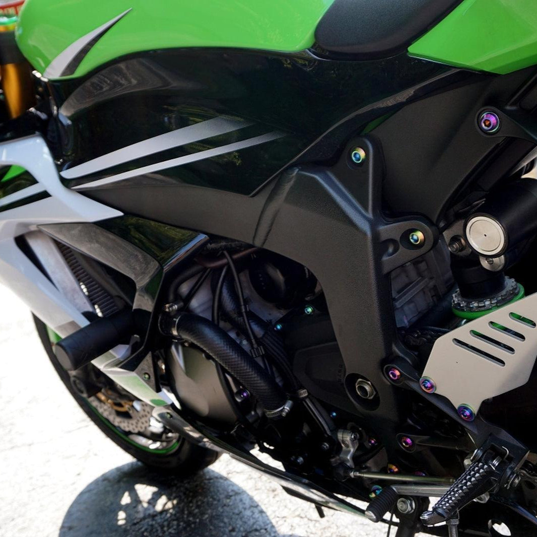 ZSPEC Titanium Dress Up Bolts® Fastener Kit for the Kawasaki Ninja 636 ZX6R - ZSPEC Design LLC - Hardware Fasteners - Fastener Kit, kawasaki, Motorcycle, ninja, zxr6 - zspecdesign.com