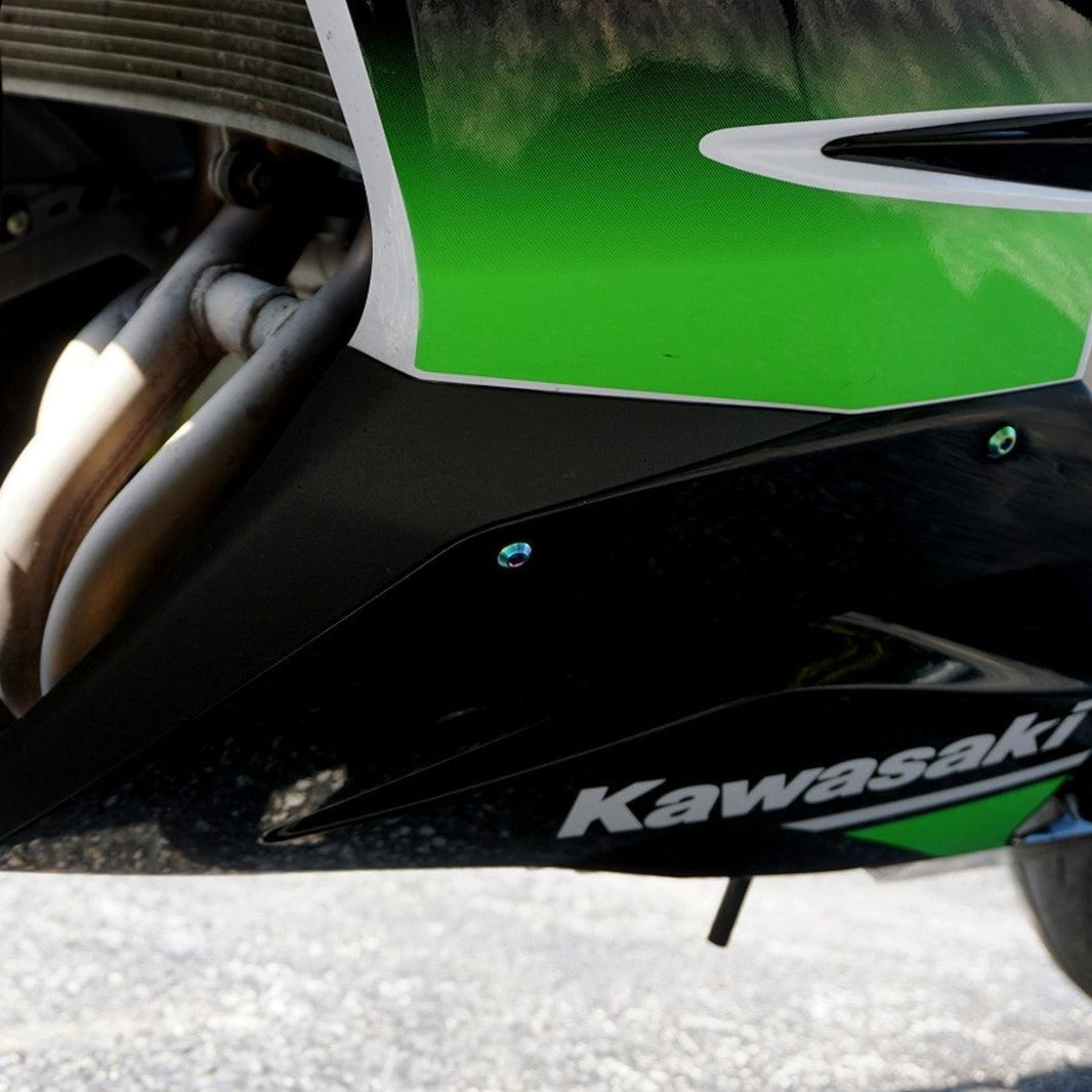 ZSPEC Titanium Dress Up Bolts® Fastener Kit for the Kawasaki Ninja 636 ZX6R - ZSPEC Design LLC - Hardware Fasteners - Fastener Kit, kawasaki, Motorcycle, ninja, zxr6 - zspecdesign.com