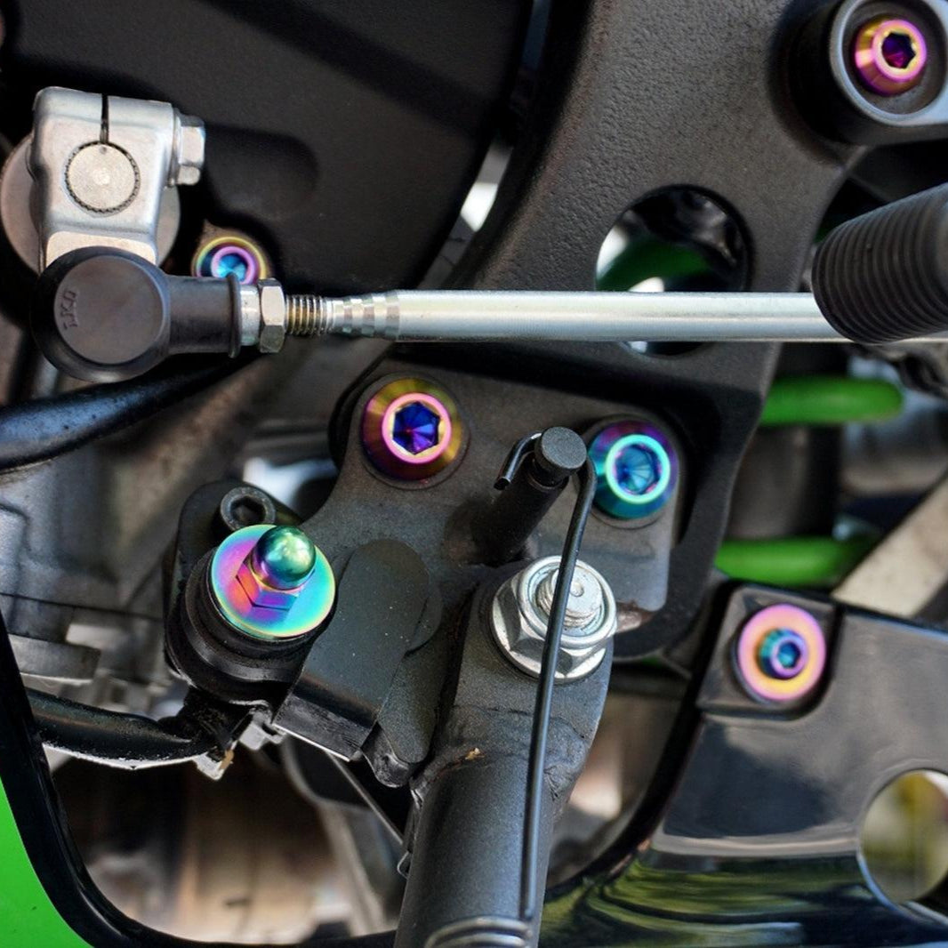 ZSPEC Titanium Dress Up Bolts® Fastener Kit for the Kawasaki Ninja 636 ZX6R - ZSPEC Design LLC - Hardware Fasteners - Fastener Kit, kawasaki, Motorcycle, ninja, zxr6 - zspecdesign.com