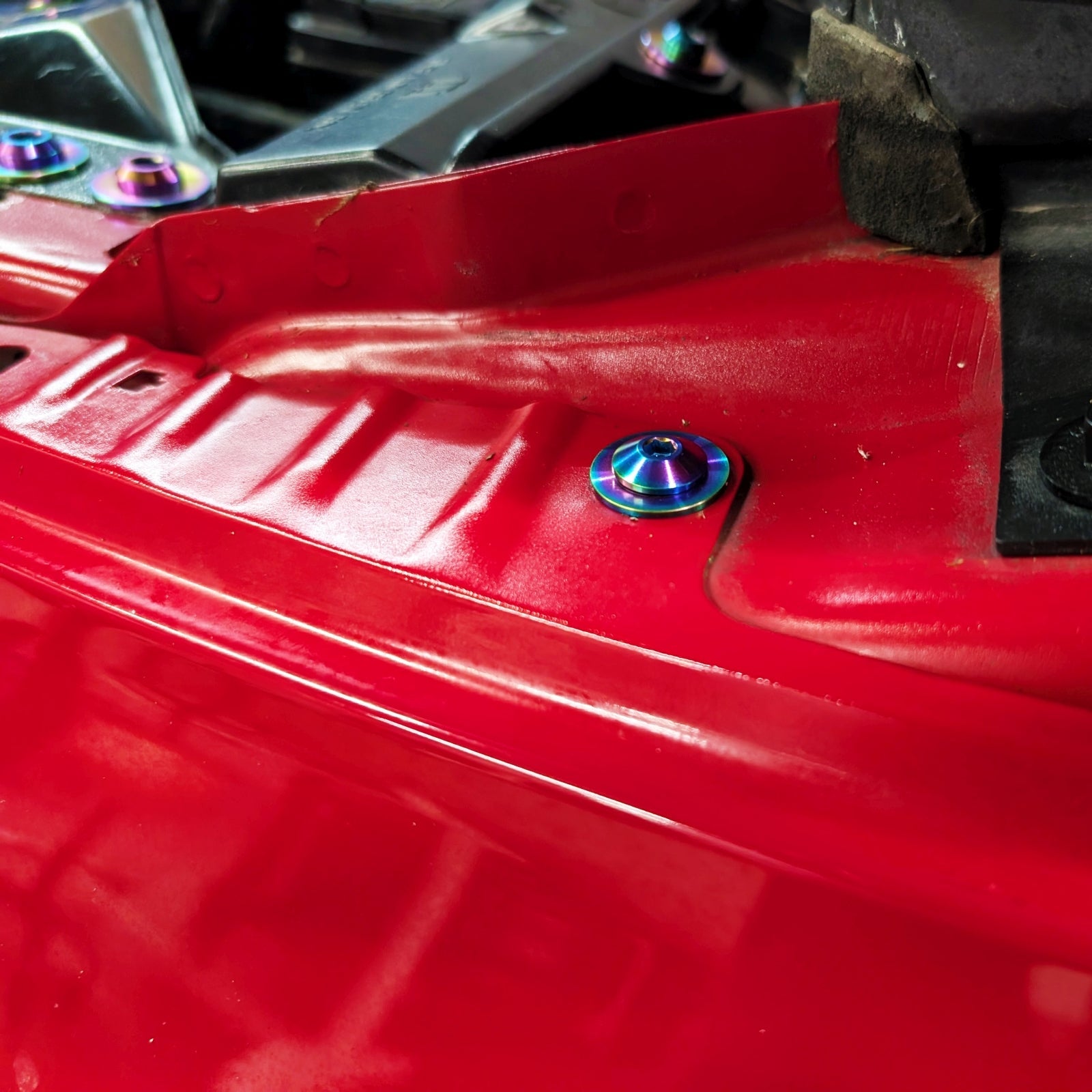 ZSPEC Staged Dress Up Bolts Fastener Hardware Kit for '07-25 Fiat 500 & Abarth Titanium Grade-5 - ZSPEC Design LLC