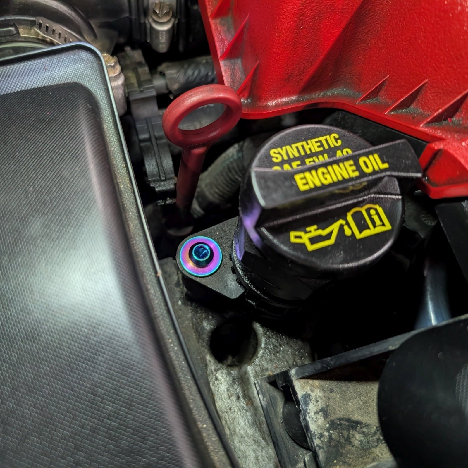 ZSPEC Staged Dress Up Bolts Fastener Hardware Kit for '07-25 Fiat 500 & Abarth Titanium Grade-5 - ZSPEC Design LLC