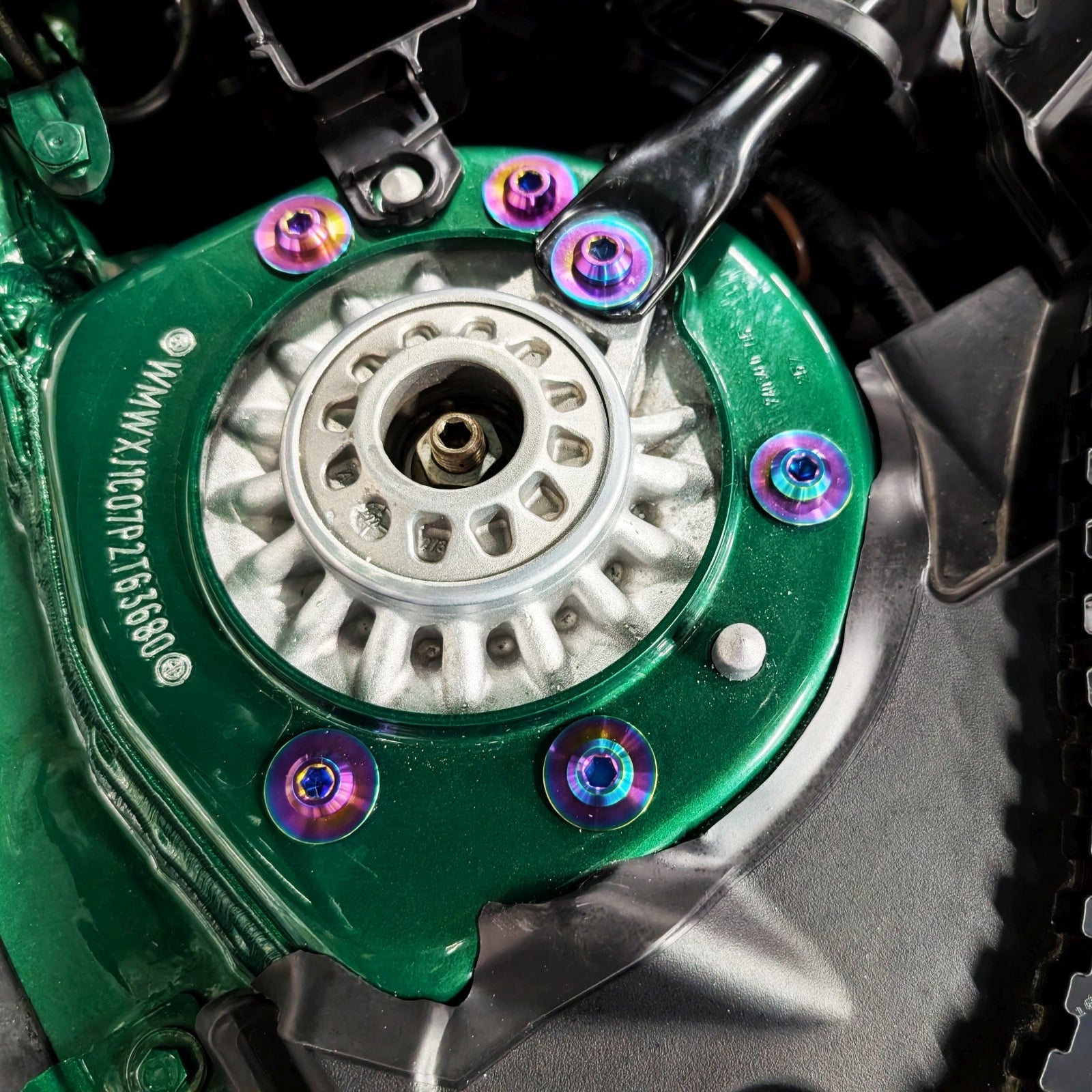 ZSPEC Front Struts & Strut Braces Dress Up Bolts Fastener Kit, '22+ Mini Cooper F56s, Titanium - ZSPEC Design LLC