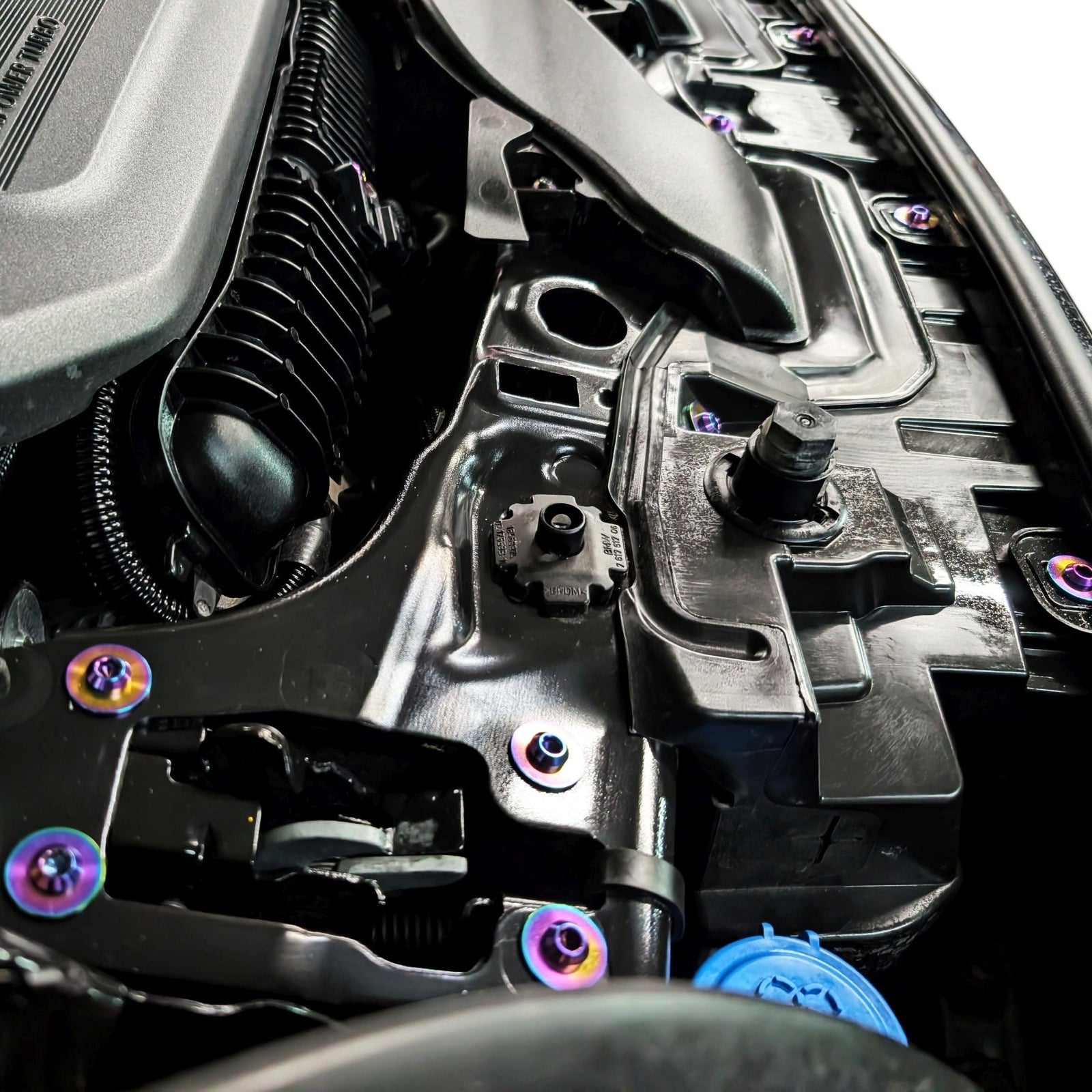 ZSPEC Staged Dress Up Bolts® Fastener Kit, '22+ Mini Cooper F56s, Titanium - ZSPEC Design LLC