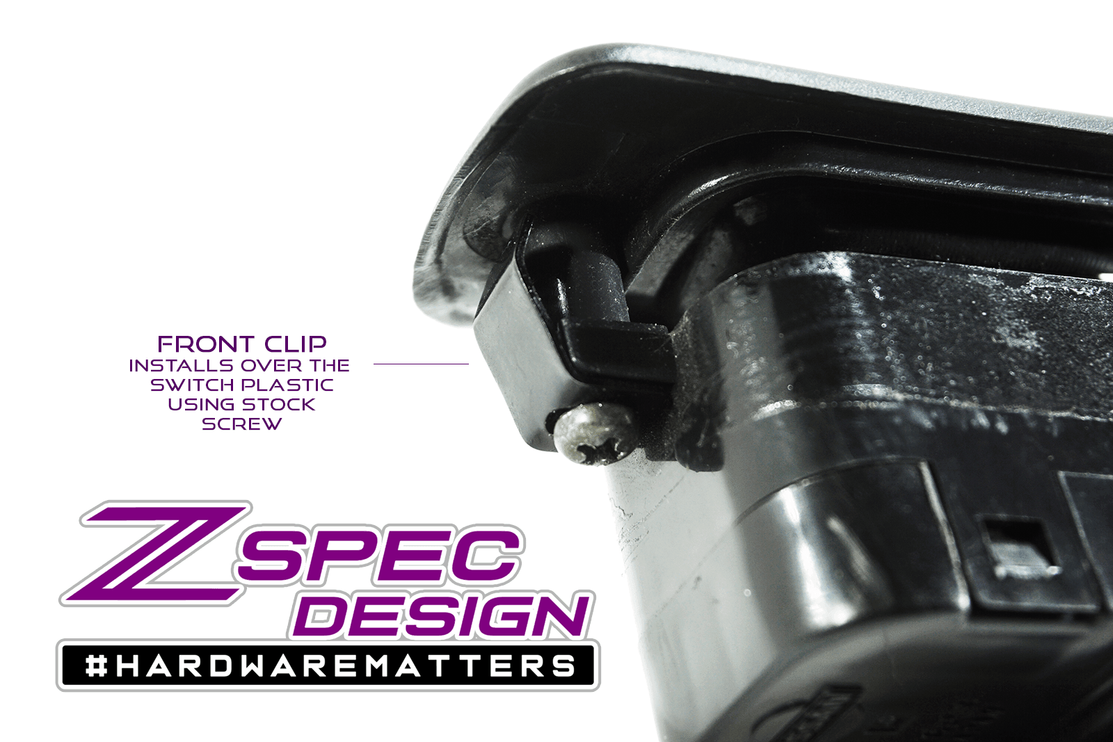 ZSPEC 300zx Z32 Passenger-Side (RIGHT) Window Switch Finisher - fits LHD Models Only - ZSPEC Design LLC - Hardware Fasteners - 300zx, lhd, nissan, repro, z32, z32 window switch - zspecdesign.com