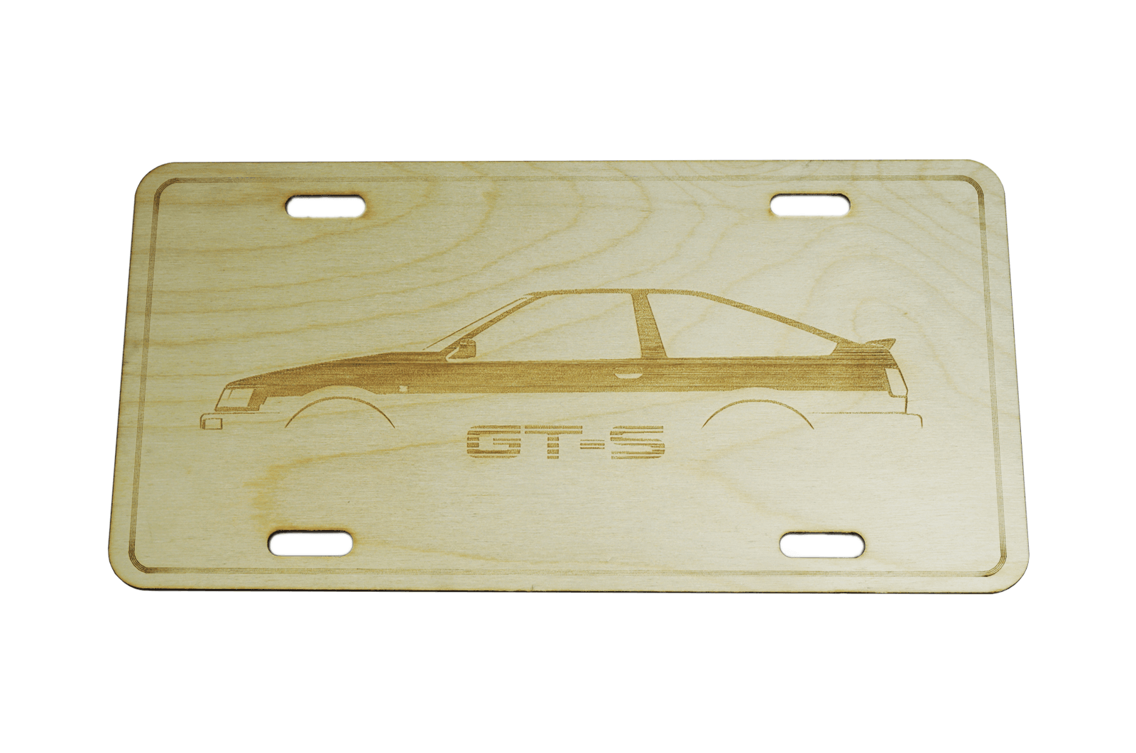 ZSPEC Toyota Corolla GTS License Plate, Birch, Ornament for Office, Garage or Man-Cave - ZSPEC Design LLC - Holiday Ornaments - corolla, garage art, gts, license, lifestyle, ornament, toyota - zspecdesign.com