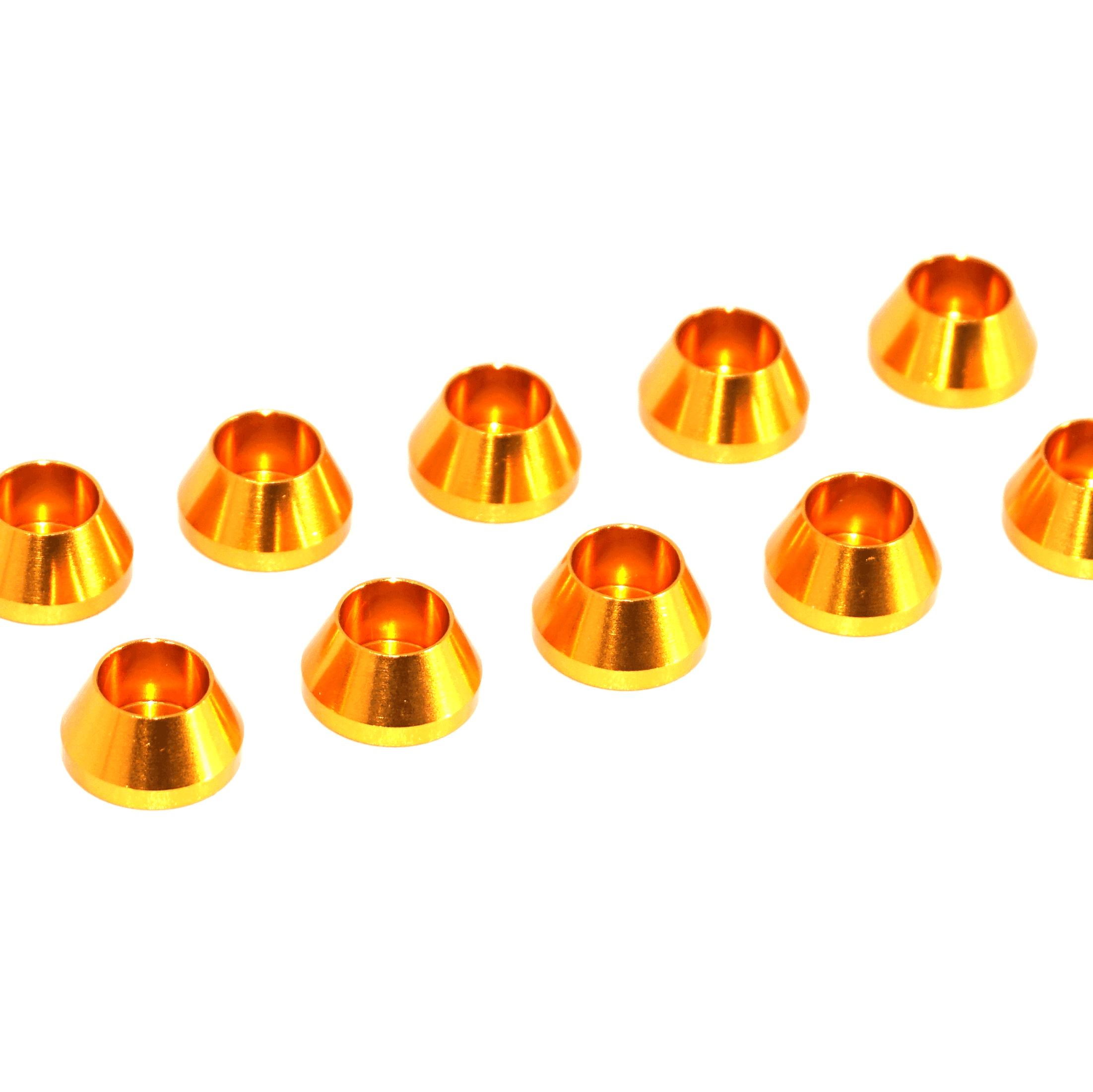 ZSPEC M3 Angled Cup Finish Washers for SHSC Socket-Cap Fasteners, 10-Pack - ZSPEC Design LLC - Hardware Fasteners - 10-pack, angled, billet hardware, Dress Up Washer, Fastener, m2, shsc - zspecdesign.com