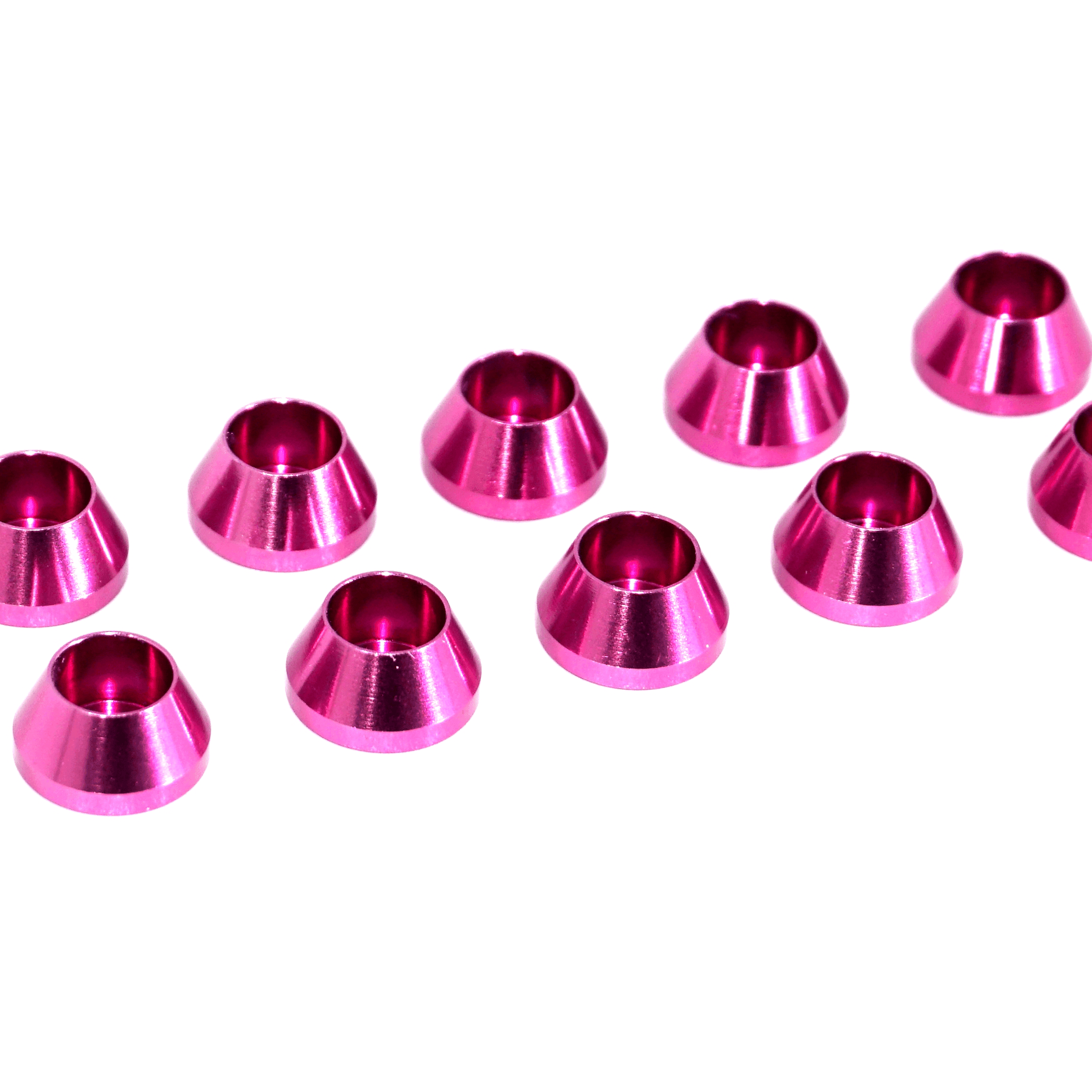 ZSPEC M3 Angled Cup Finish Washers for SHSC Socket-Cap Fasteners, 10-Pack - ZSPEC Design LLC - Hardware Fasteners - 10-pack, angled, billet hardware, Dress Up Washer, Fastener, m2, shsc - zspecdesign.com