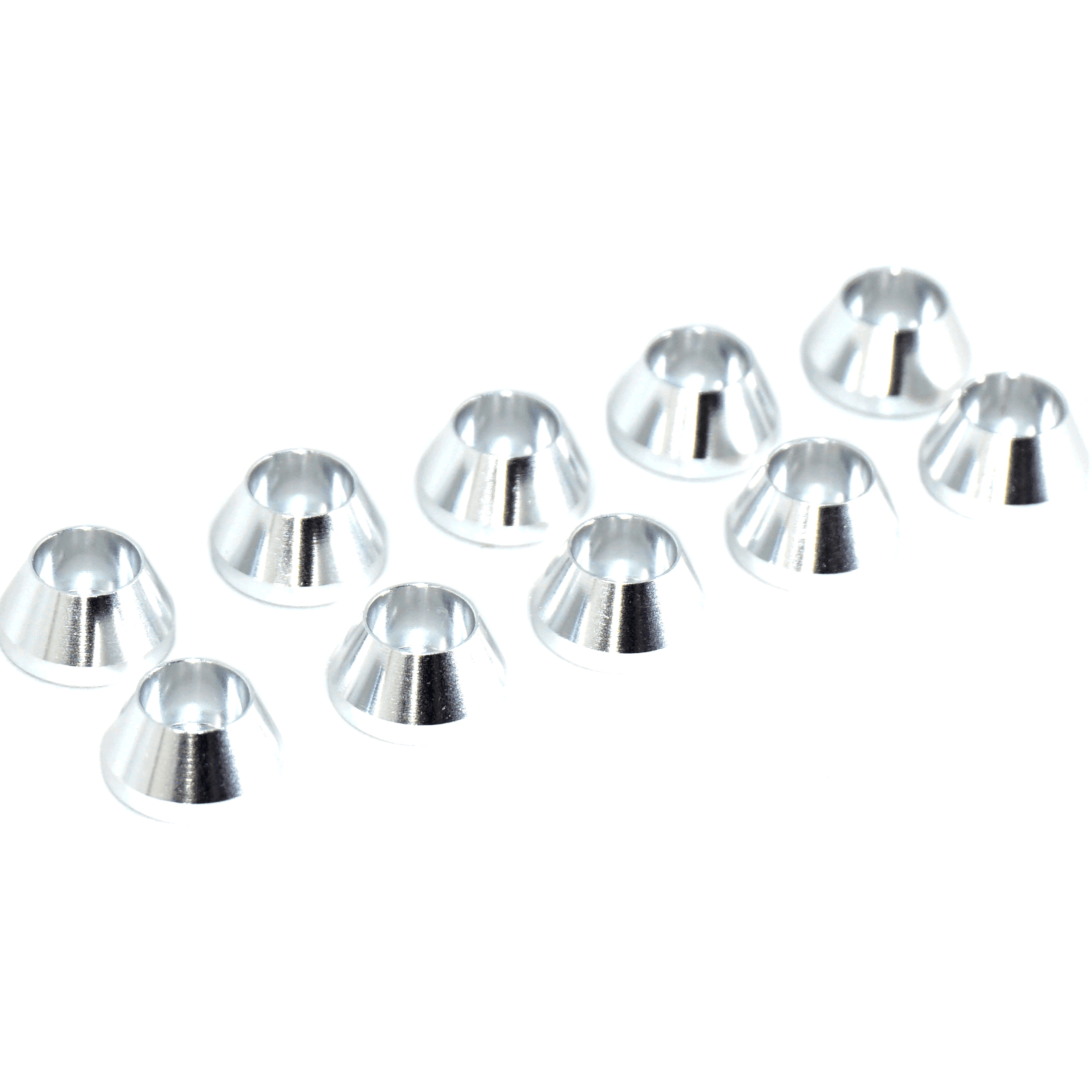 ZSPEC M3 Angled Cup Finish Washers for SHSC Socket-Cap Fasteners, 10-Pack - ZSPEC Design LLC - Hardware Fasteners - 10-pack, angled, billet hardware, Dress Up Washer, Fastener, m2, shsc - zspecdesign.com