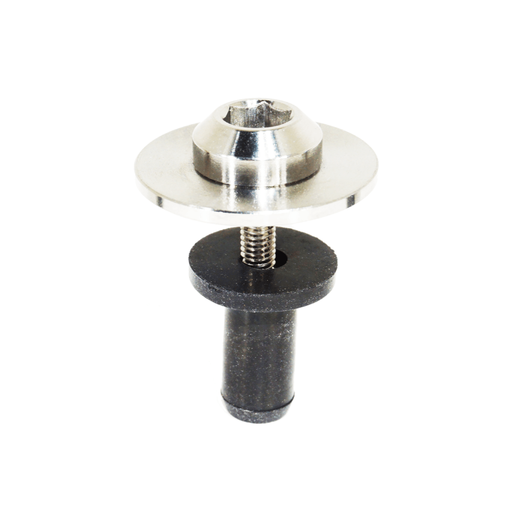 ZSPEC Design titanium plastic clips hardware kit for Lexus LC 500 with well nuts, fasteners and replacement clips in silver.