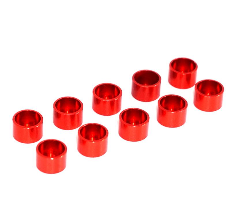 ZSPEC M3 Straight Up Finish Washers, 10-Pack - ZSPEC Design LLC - Hardware Fasteners - 10-pack, angled, billet hardware, Dress Up Washer, Fastener, m3, shsc - zspecdesign.com