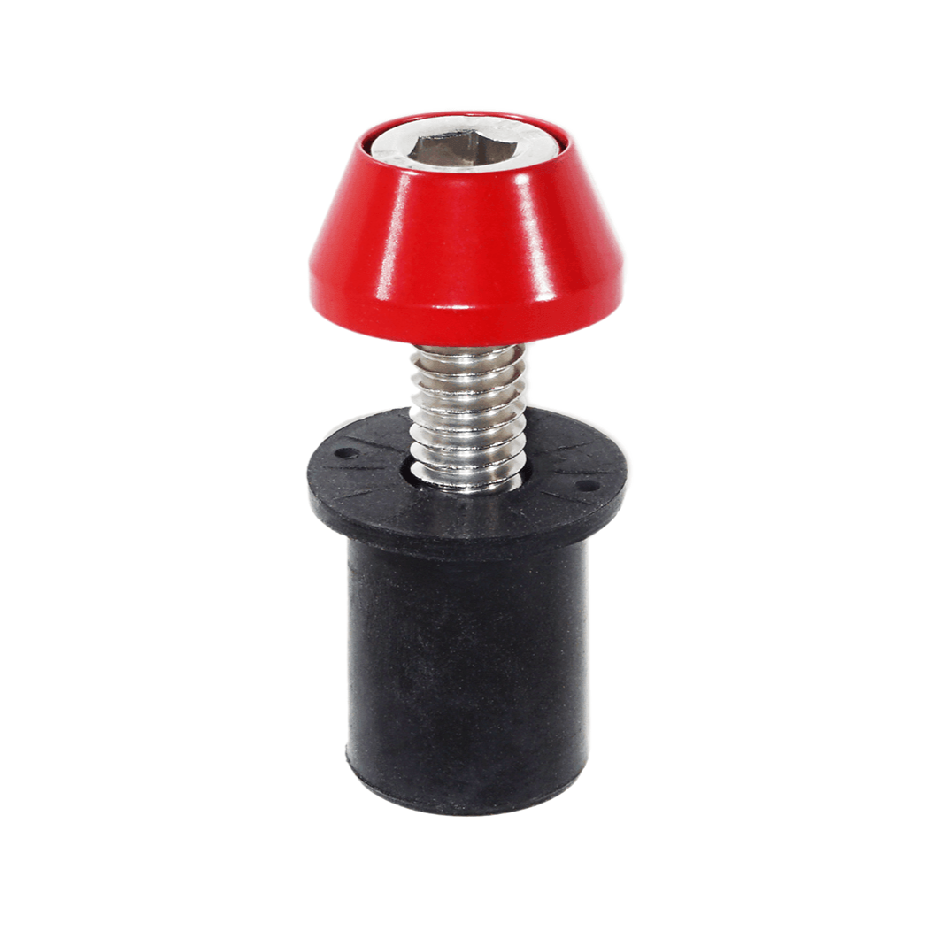 ZSPEC Body Kit Fastener, Billet-Angled Finish Washer & Stainless M6x25mm Bolt, w/ WELL Nut, per Each - ZSPEC Design LLC - Hardware Fasteners - body, body hardware, m6, per each, stainless - zspecdesign.com