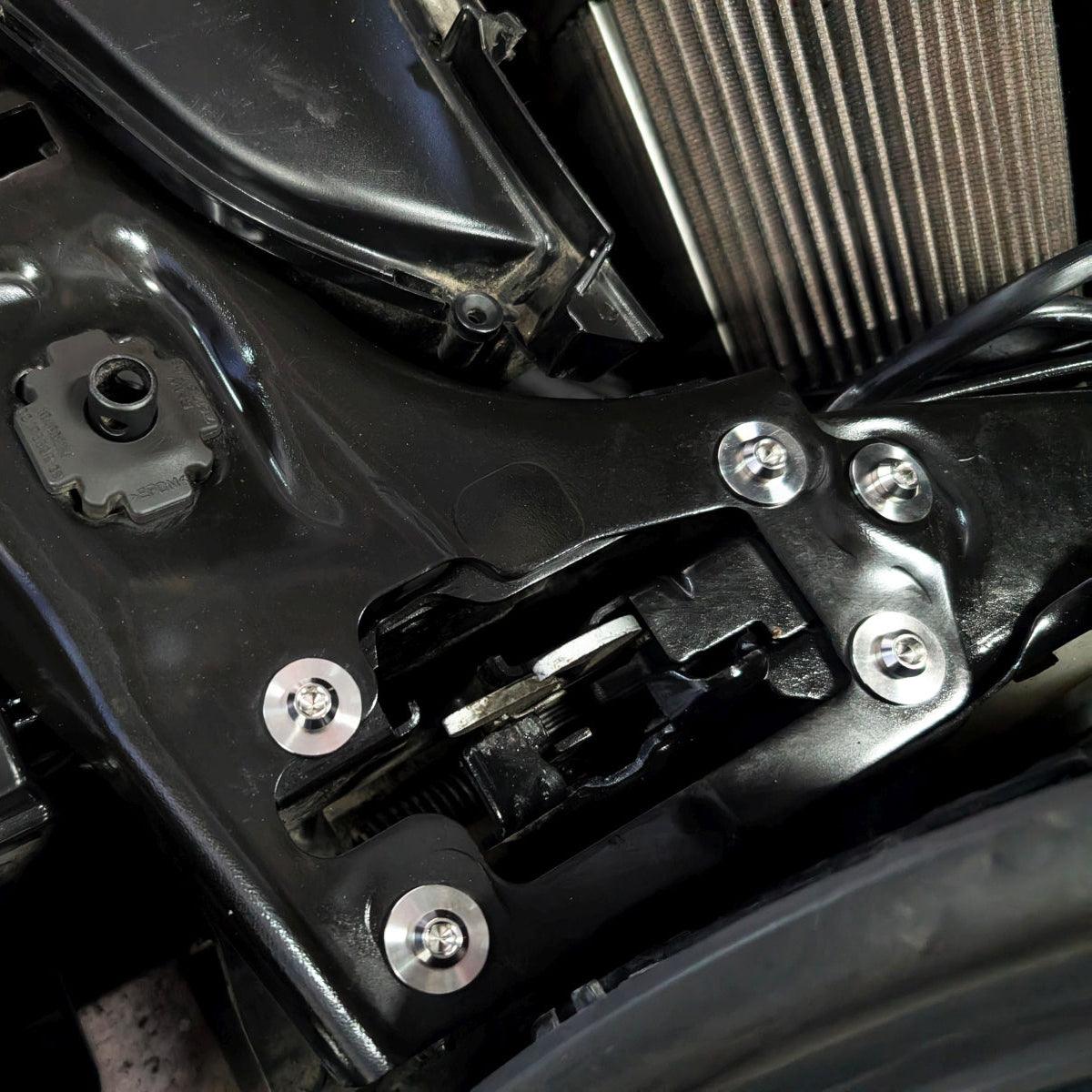 ZSPEC Stage-3 Dress Up Bolts® Fastener Kit for Mini Cooper F56s, Lightweight Grade-5 Titanium - Bagged & Labeled by Area