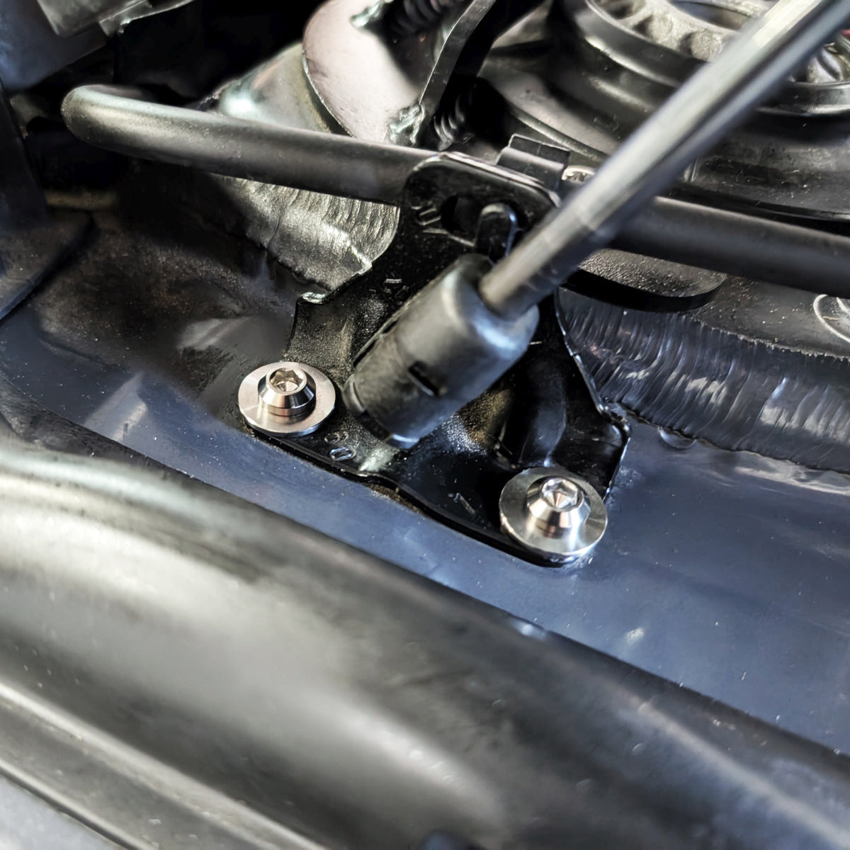 ZSPEC Stage-3 Dress Up Bolts® Fastener Kit for Mini Cooper F56s, Lightweight Grade-5 Titanium - Bagged & Labeled by Area