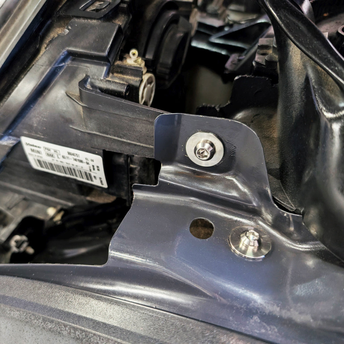ZSPEC Stage-3 Dress Up Bolts® Fastener Kit for Mini Cooper F56s, Lightweight Grade-5 Titanium - Bagged & Labeled by Area