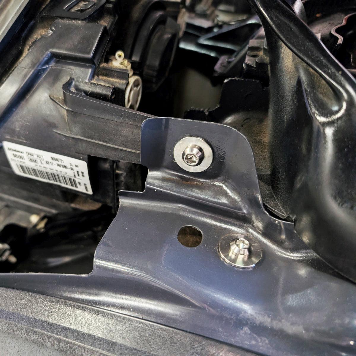 ZSPEC Stage-2 Dress Up Bolts® Fastener Kit for Mini Cooper F56s, Titanium
Lightweight Grade-5 Titanium
Bagged & Labeled by Area
Engine Washers Hardware