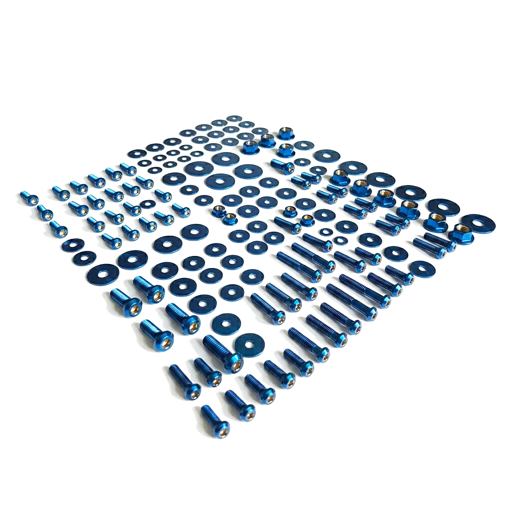 ZSPEC Stage-2 Dress Up Bolts® Fastener Kit for '15-23 Ford Mustang GT500 S550, Titanium - ZSPEC Design LLC - Hardware Fasteners - Fastener Kit, ford, mustang, s550, stage 2 - zspecdesign.com