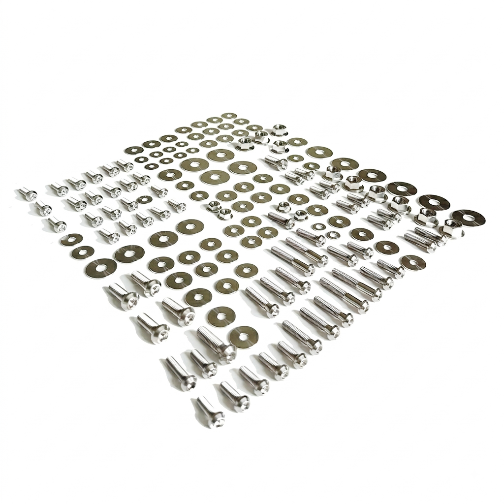 ZSPEC Stage-2 Dress Up Bolts® Fastener Kit for '15-23 Ford Mustang GT500 S550, Titanium - ZSPEC Design LLC - Hardware Fasteners - Fastener Kit, ford, mustang, s550, stage 2 - zspecdesign.com