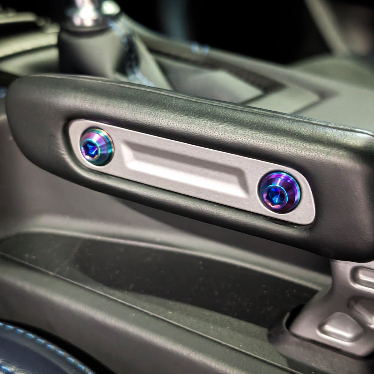 Mustang S650 E-Brake Handle Hardware Kit - Titanium | ZSPEC Design LLC