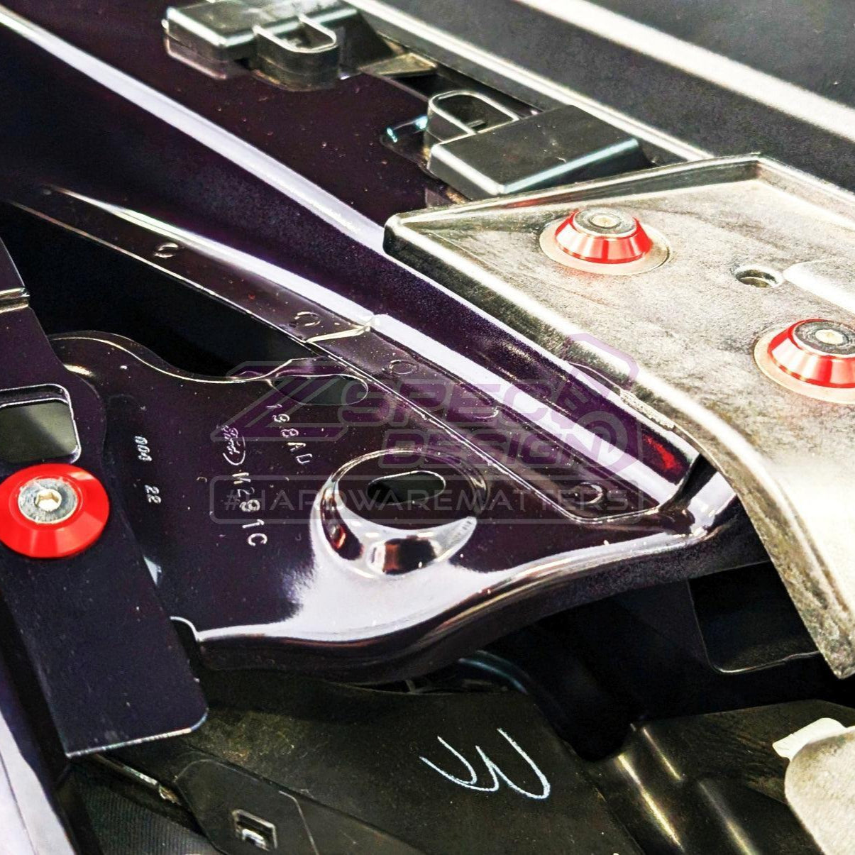 ZSPEC Stage-2 Dress Up Bolts® Fastener Kit for '15-23 Ford Mustang GT500 S550, Stainless & Billet - ZSPEC Design LLC - Hardware Fasteners - Fastener Kit, ford, mustang, s550, stage 2 - zspecdesign.com