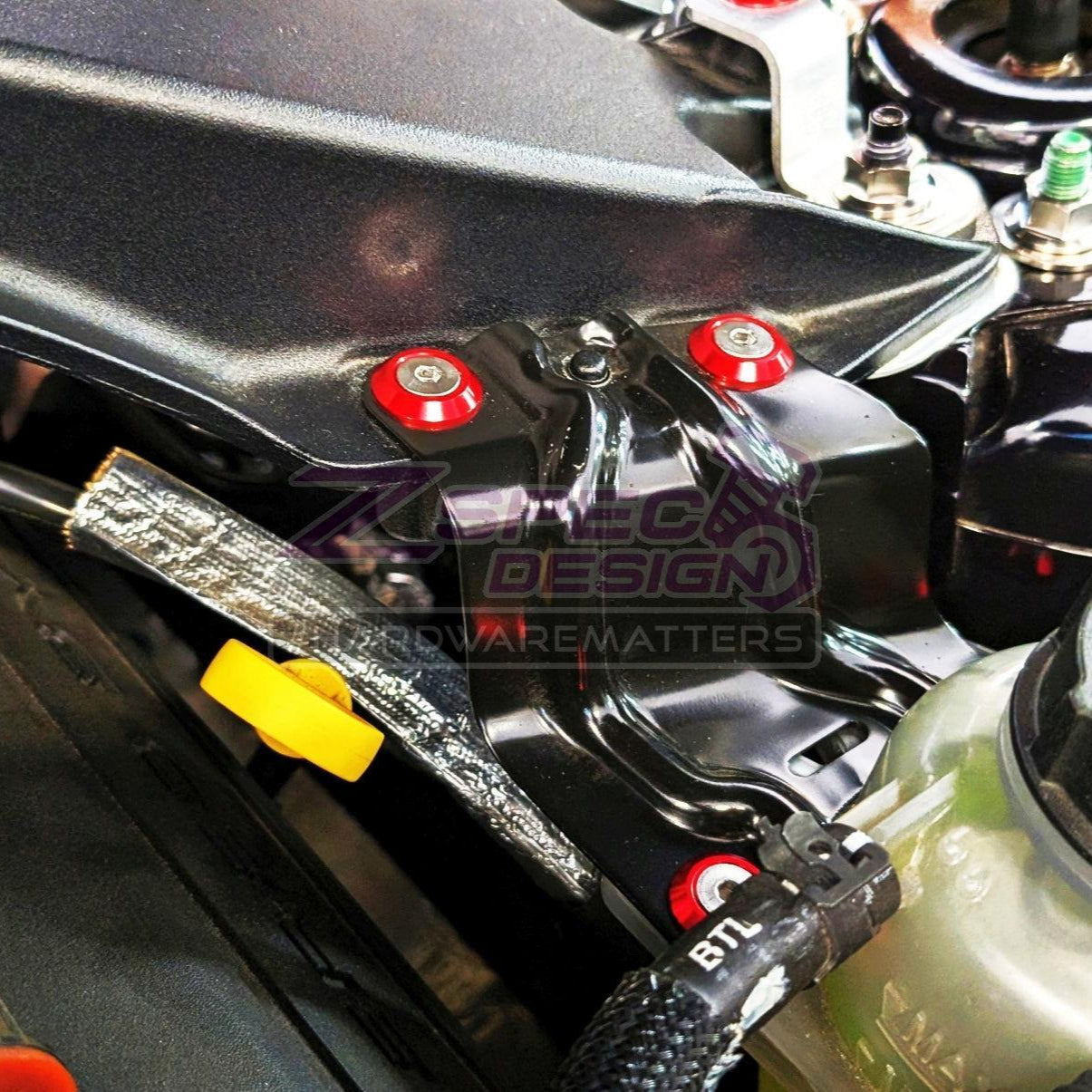 ZSPEC Stage-2 Dress Up Bolts® Fastener Kit for '15-23 Ford Mustang GT500 S550, Stainless & Billet - ZSPEC Design LLC - Hardware Fasteners - Fastener Kit, ford, mustang, s550, stage 2 - zspecdesign.com