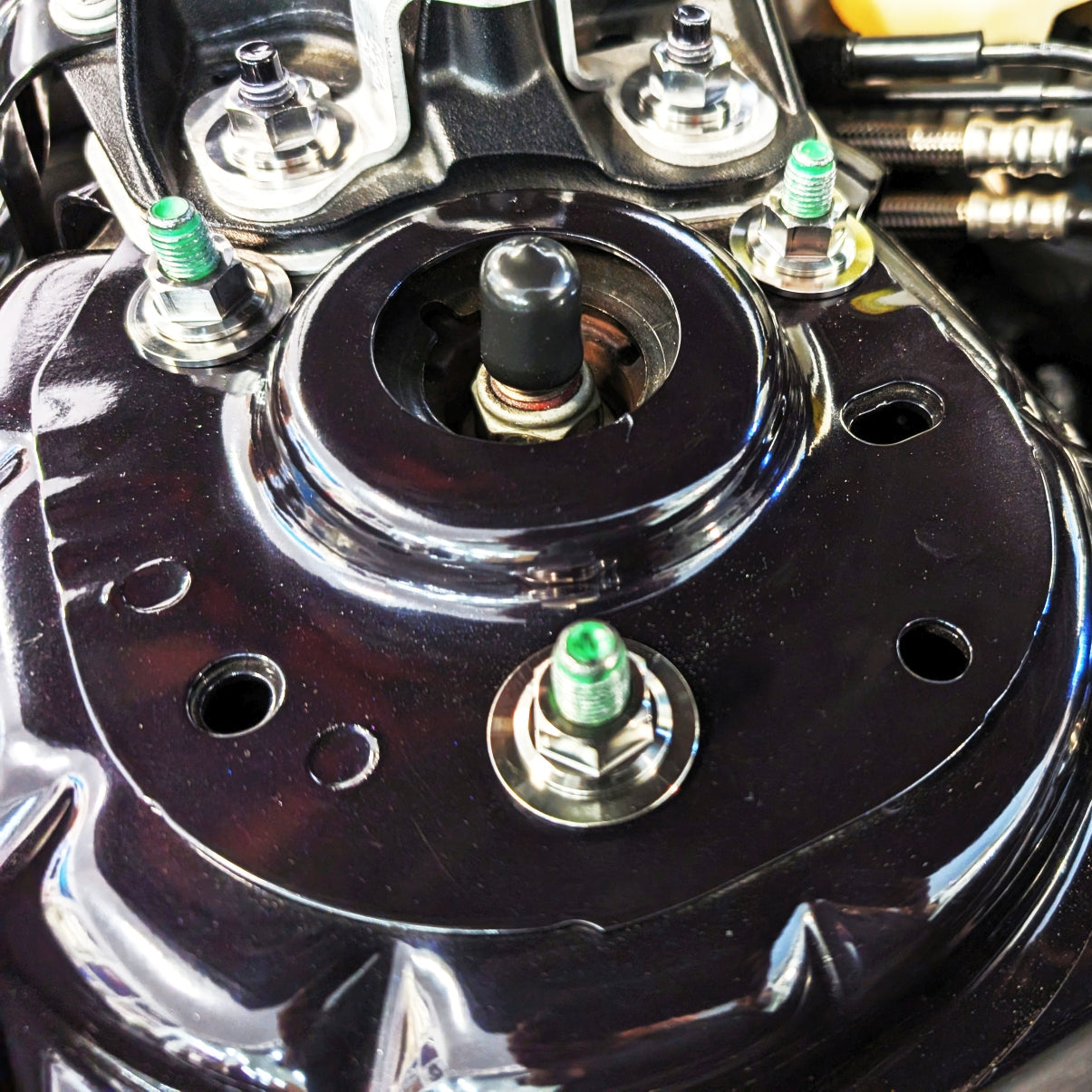 ZSPEC Front-Shocks Fastener Kit for '15-23 Ford Mustang GT 5.0L S550, Titanium