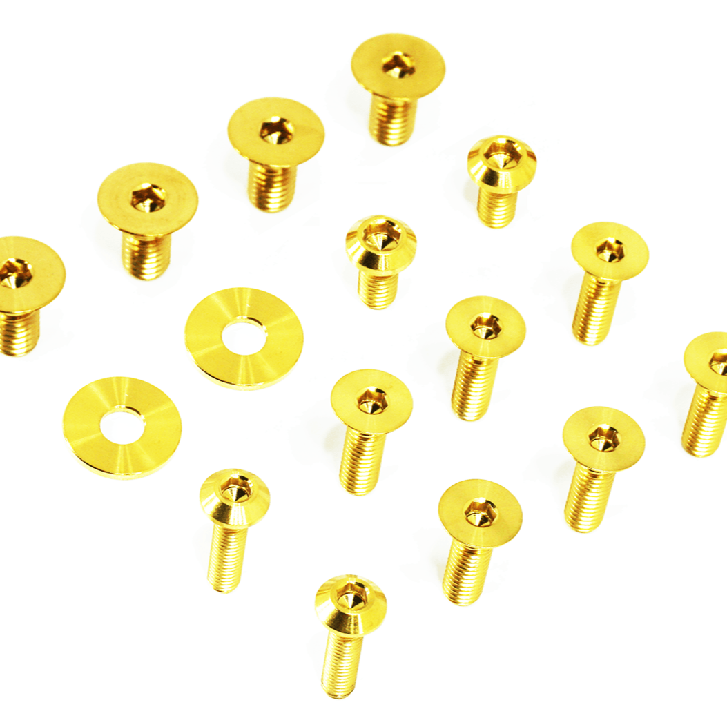 ZSPEC Door Jams Area Dress Up Bolts® Fastener Kit for '09-23 Nissan GTR (R35), Titanium - ZSPEC Design LLC - Hardware Fasteners - door jam, Fastener Kit, gt-r, gtr, nissan, r35, skyline, titanium - zspecdesign.com