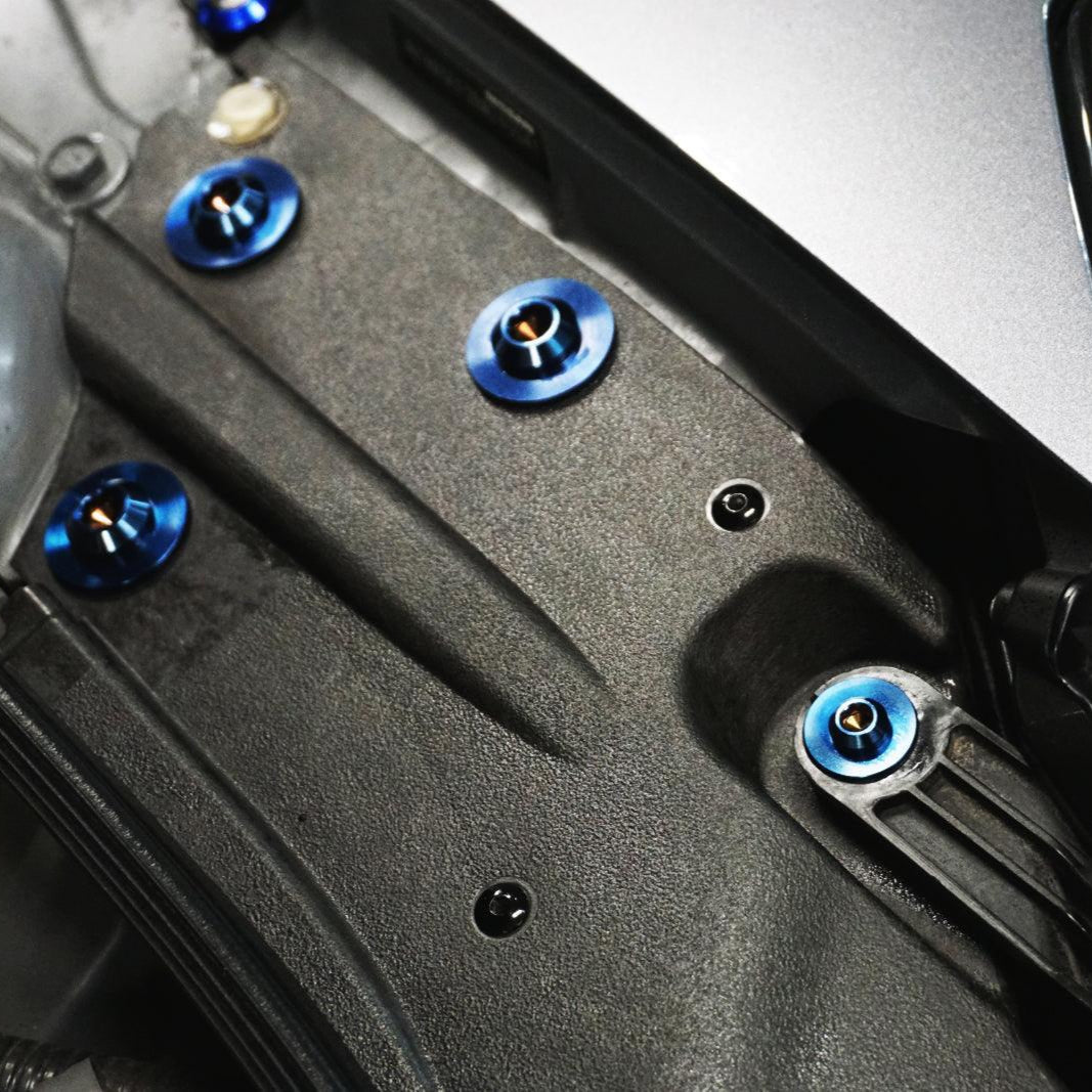 ZSPEC "Stage 3" Dress Up Bolts® Fastener Kit for '09-23 Nissan GTR (R35), Titanium - ZSPEC Design LLC - Hardware Fasteners - Fastener Kit, gt-r, gtr, nissan, r35, skyline, stage 3, titanium - zspecdesign.com