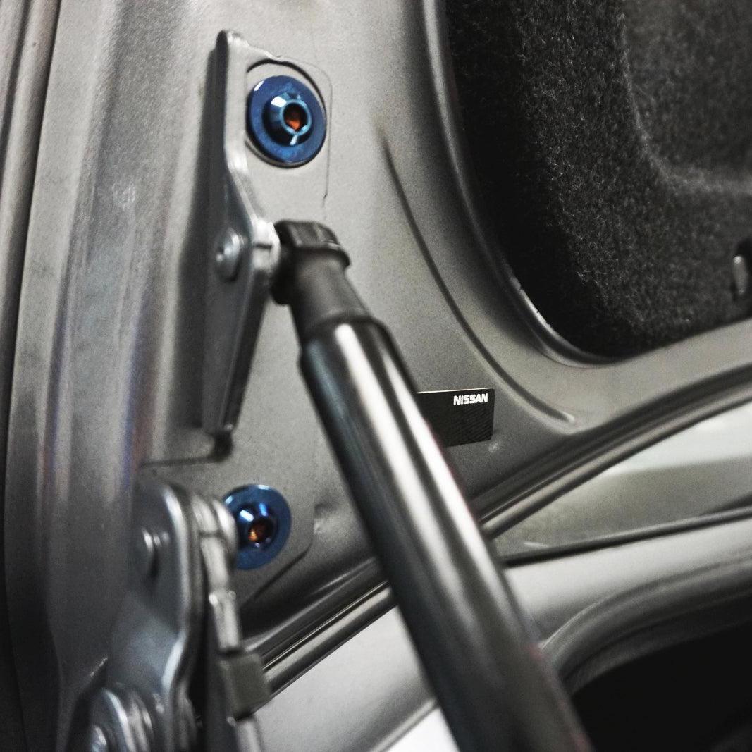ZSPEC Trunk Area Dress Up Bolts® Fastener Kit for '09-23 Nissan GTR (R35), Titanium - ZSPEC Design LLC - Hardware Fasteners - Fastener Kit, gt-r, gtr, nissan, r35, skyline, titanium - zspecdesign.com