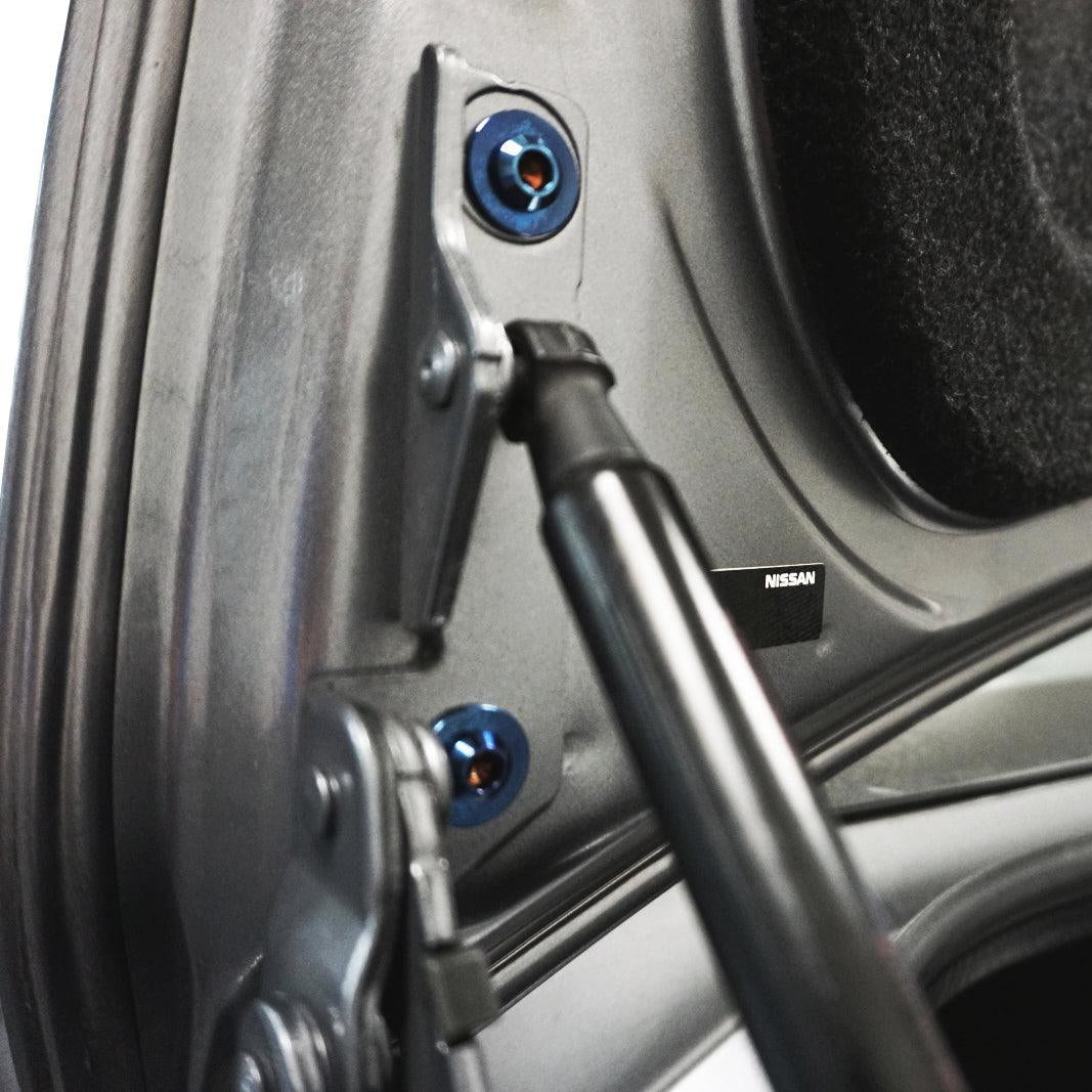 ZSPEC Trunk Area Dress Up Bolts® Fastener Kit for '09-23 Nissan GTR (R35), Titanium - ZSPEC Design LLC - Hardware Fasteners - Fastener Kit, gt-r, gtr, nissan, r35, skyline, titanium - zspecdesign.com