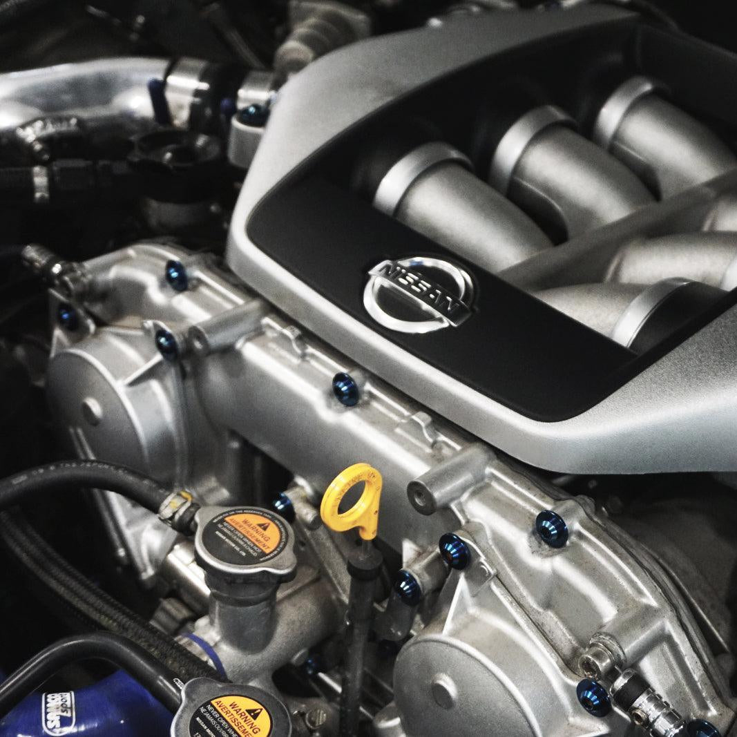 ZSPEC "Stage 3" Dress Up Bolts® Fastener Kit for '09-23 Nissan GTR (R35), Titanium - ZSPEC Design LLC - Hardware Fasteners - Fastener Kit, gt-r, gtr, nissan, r35, skyline, stage 3, titanium - zspecdesign.com