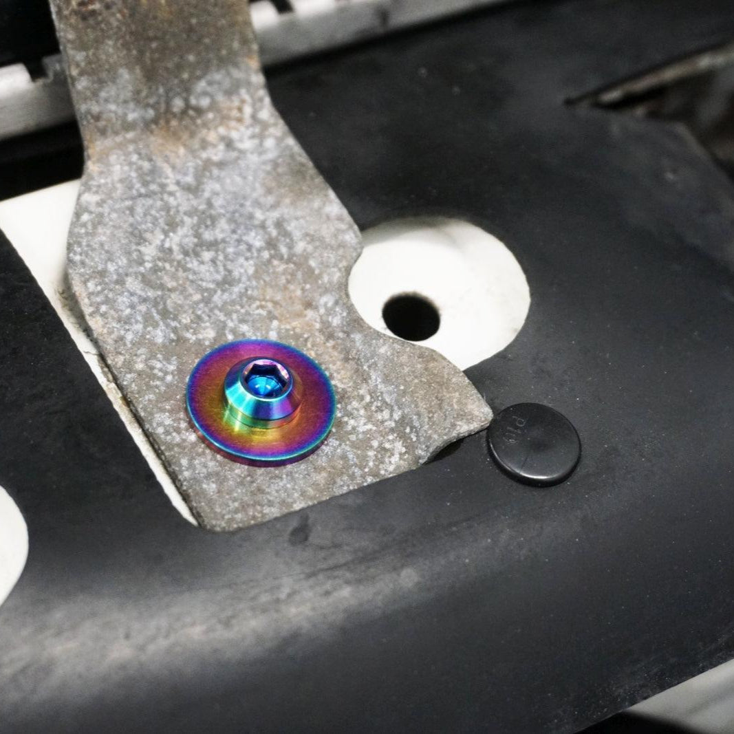 ZSPEC "Stage 2" Engine Bay Fastener Kit for Nissan Hardbody D21 Pickup Truck, Titanium - ZSPEC Design LLC - Hardware Fasteners - 2022, d41, Fastener Kit, frontier, nissan, pro-4x, stage 2, Washer Color - zspecdesign.com