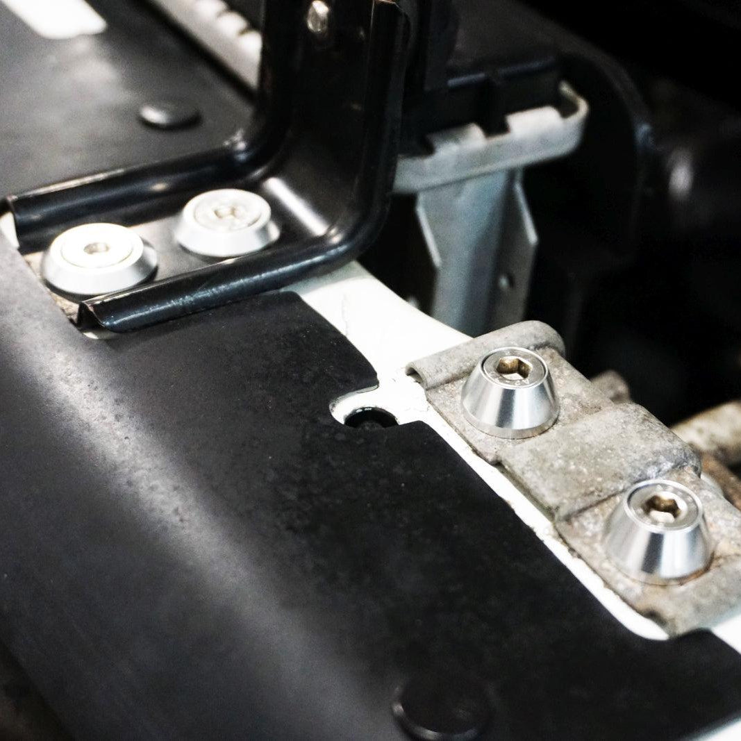 ZSPEC "Stage 3" Engine Bay Fastener Kit for Nissan Hardbody D21 Pickup Truck, Stainless & Billet - ZSPEC Design LLC - Hardware Fasteners - d21, Fastener Kit, nissan, stage 3, Washer Color - zspecdesign.com