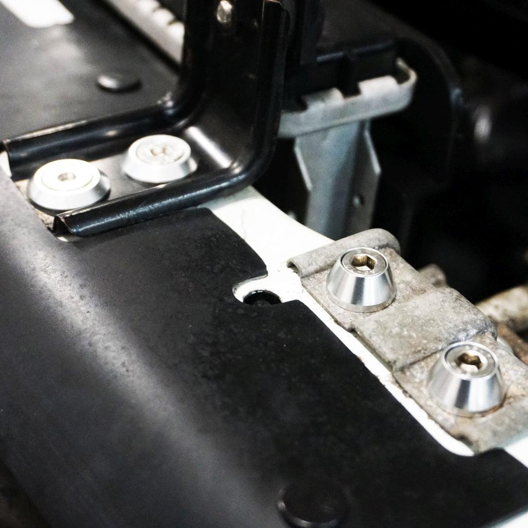 ZSPEC "Stage 2" Engine Bay Fastener Kit for Nissan Hardbody D21 Pickup Truck, Stainless & Billet - ZSPEC Design LLC - Hardware Fasteners - d21, Fastener Kit, nissan, stage 2, Washer Color - zspecdesign.com