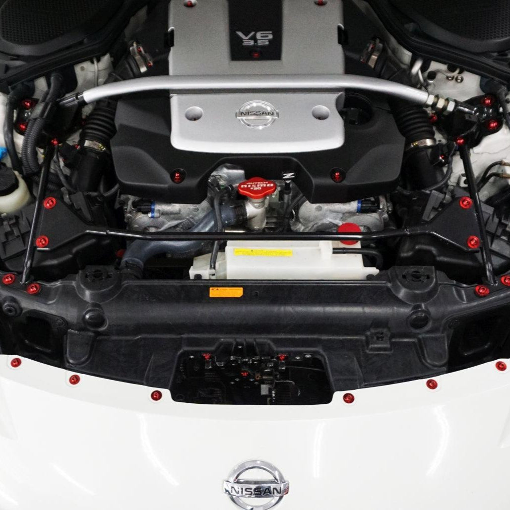 ZSPEC Plastic-Clips Replacement Kit for '03-09 Nissan 350z Z33, Grade-5 Titanium - ZSPEC Design LLC - Hardware Fasteners - 350z, clip replacement, Fastener Kit, nissan, nissanz, titanium, z33 - zspecdesign.com