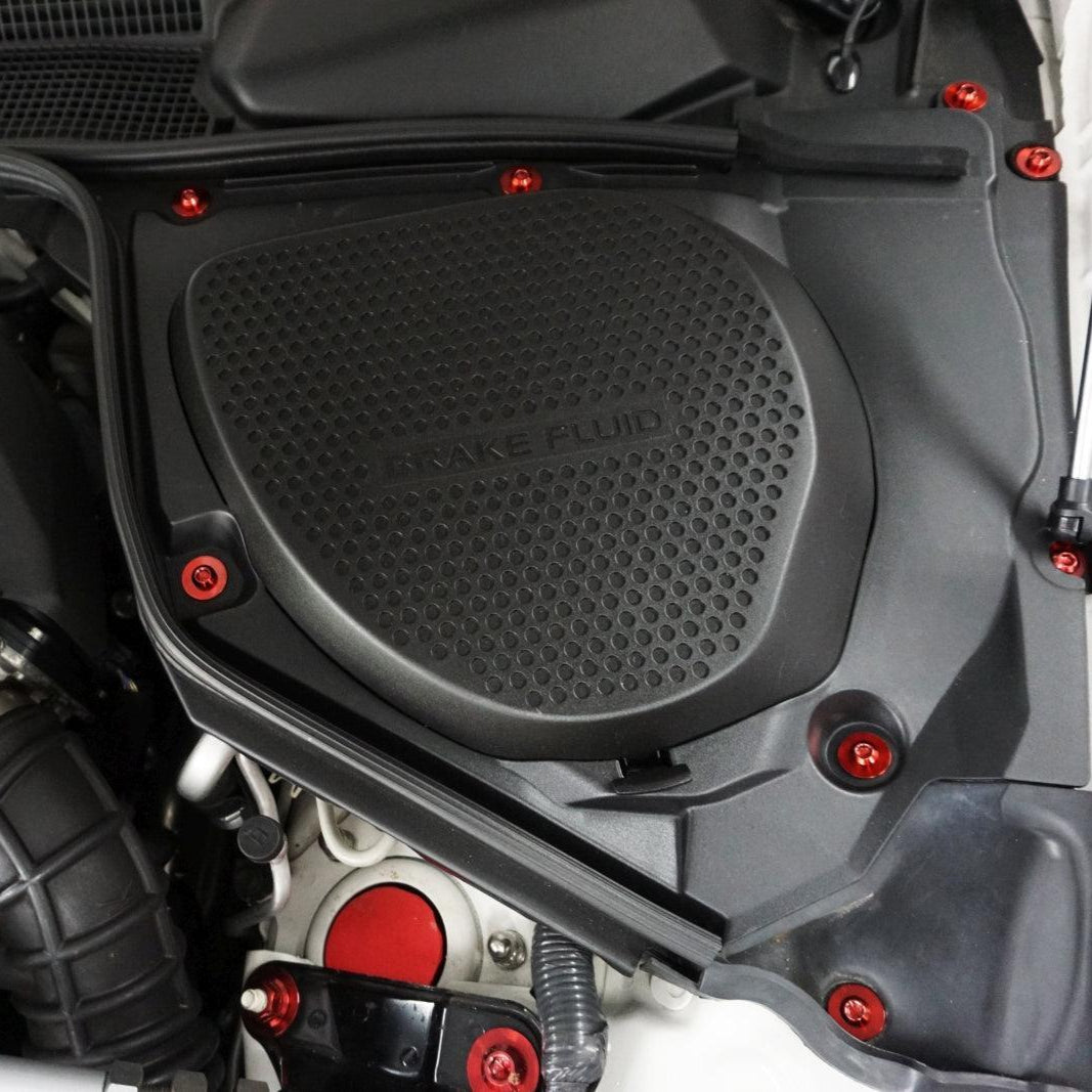 ZSPEC "Cowls & Service-Panels Only" Clips Replacement Kit for Nissan 350z Z33, Titanium - ZSPEC Design LLC - Hardware Fasteners - 350z, clip replacement, Fastener Kit, nissan, nissanz, titanium, z33 - zspecdesign.com