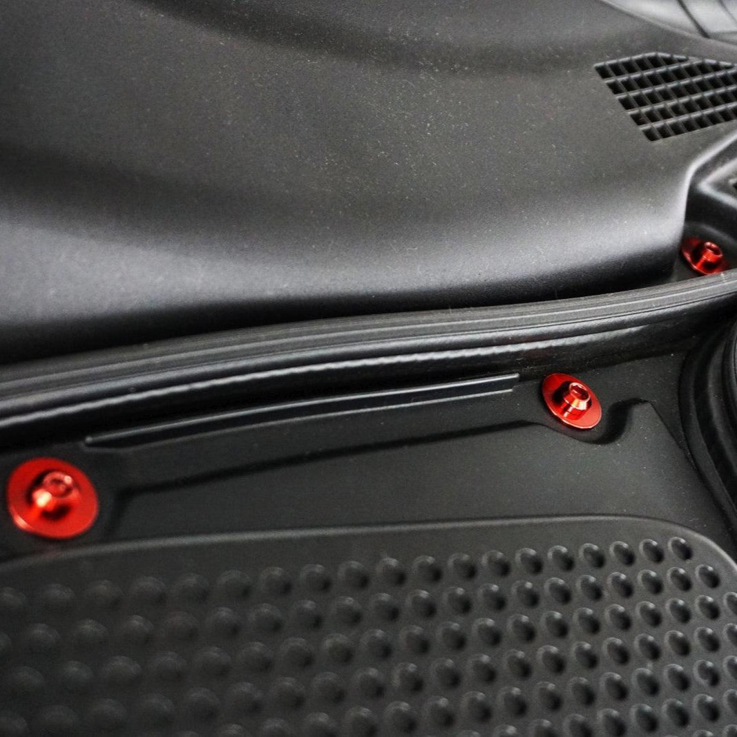 ZSPEC "Cowls & Service-Panels Only" Clips Replacement Kit for Nissan 350z Z33, Titanium - ZSPEC Design LLC - Hardware Fasteners - 350z, clip replacement, Fastener Kit, nissan, nissanz, titanium, z33 - zspecdesign.com