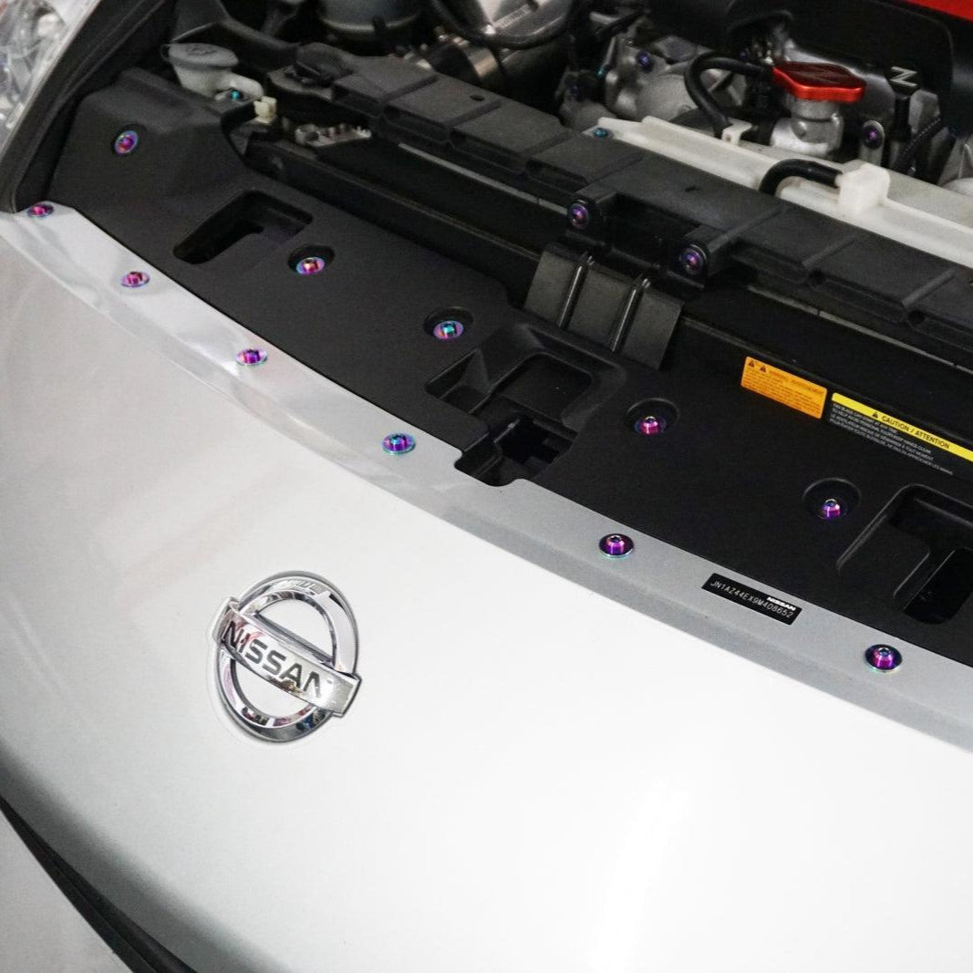 ZSPEC Plastic-Clips Replacement Kit for '09-20 Nissan 370z Z34, Grade-5 Titanium - ZSPEC Design LLC - Hardware Fasteners - 370z, clip replacement, Fastener Kit, nissan, nissanz, titanium, z34 - zspecdesign.com