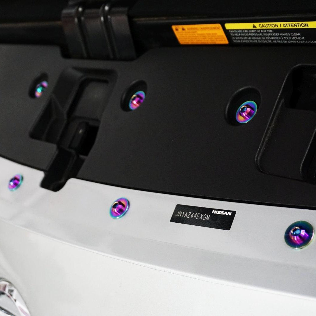 ZSPEC Plastic-Clips Replacement Kit for '09-20 Nissan 370z Z34, Grade-5 Titanium - ZSPEC Design LLC - Hardware Fasteners - 370z, clip replacement, Fastener Kit, nissan, nissanz, titanium, z34 - zspecdesign.com