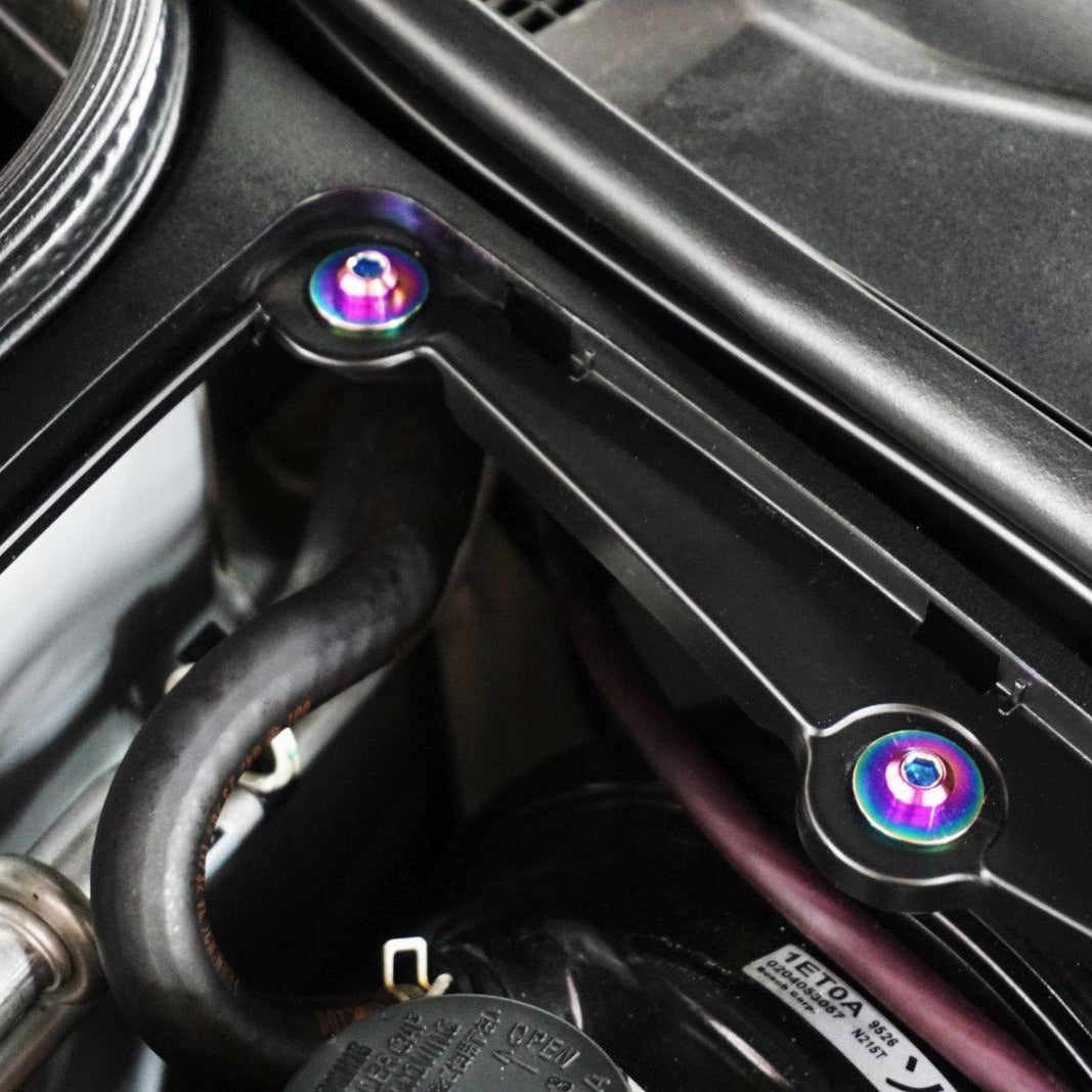 ZSPEC Plastic-Clips Replacement Kit for '09-20 Nissan 370z Z34, Grade-5 Titanium - ZSPEC Design LLC - Hardware Fasteners - 370z, clip replacement, Fastener Kit, nissan, nissanz, titanium, z34 - zspecdesign.com