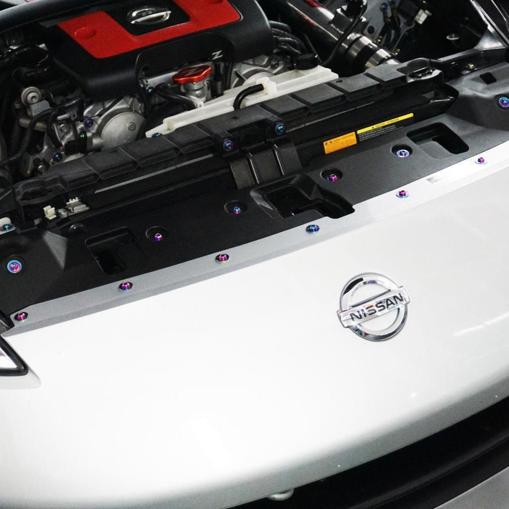 ZSPEC Plastic-Clips Replacement Kit for '09-20 Nissan 370z Z34, Grade-5 Titanium - ZSPEC Design LLC - Hardware Fasteners - 370z, clip replacement, Fastener Kit, nissan, nissanz, titanium, z34 - zspecdesign.com