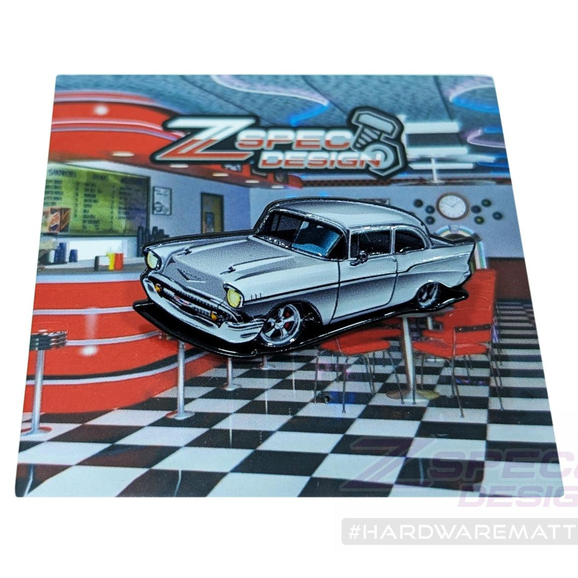 ZSPEC Collector Lapel / Hat Pin - 1950's Chevy Bel Air - ZSPEC Design LLC - Pin - accessory, corvette, lapel, lifestyle, pin - zspecdesign.com
