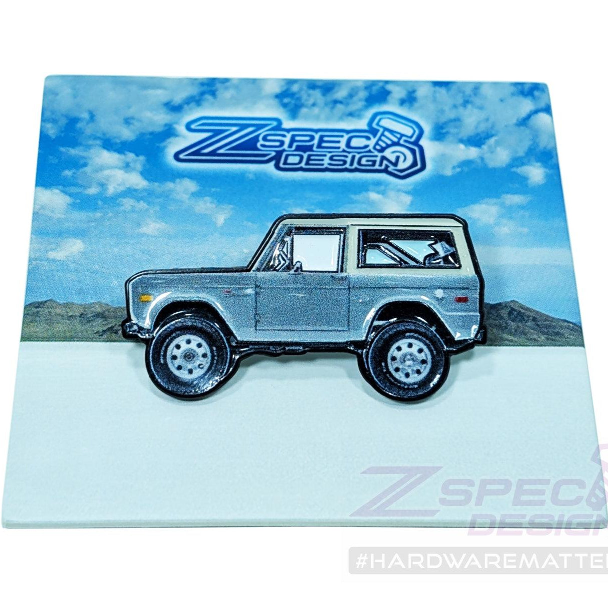 ZSPEC Collector Lapel / Hat Pin - Classic Ford Bronco Hard-Top - ZSPEC Design LLC - Pin - accessory, Charger, dodge, lapel, lifestyle, pin - zspecdesign.com